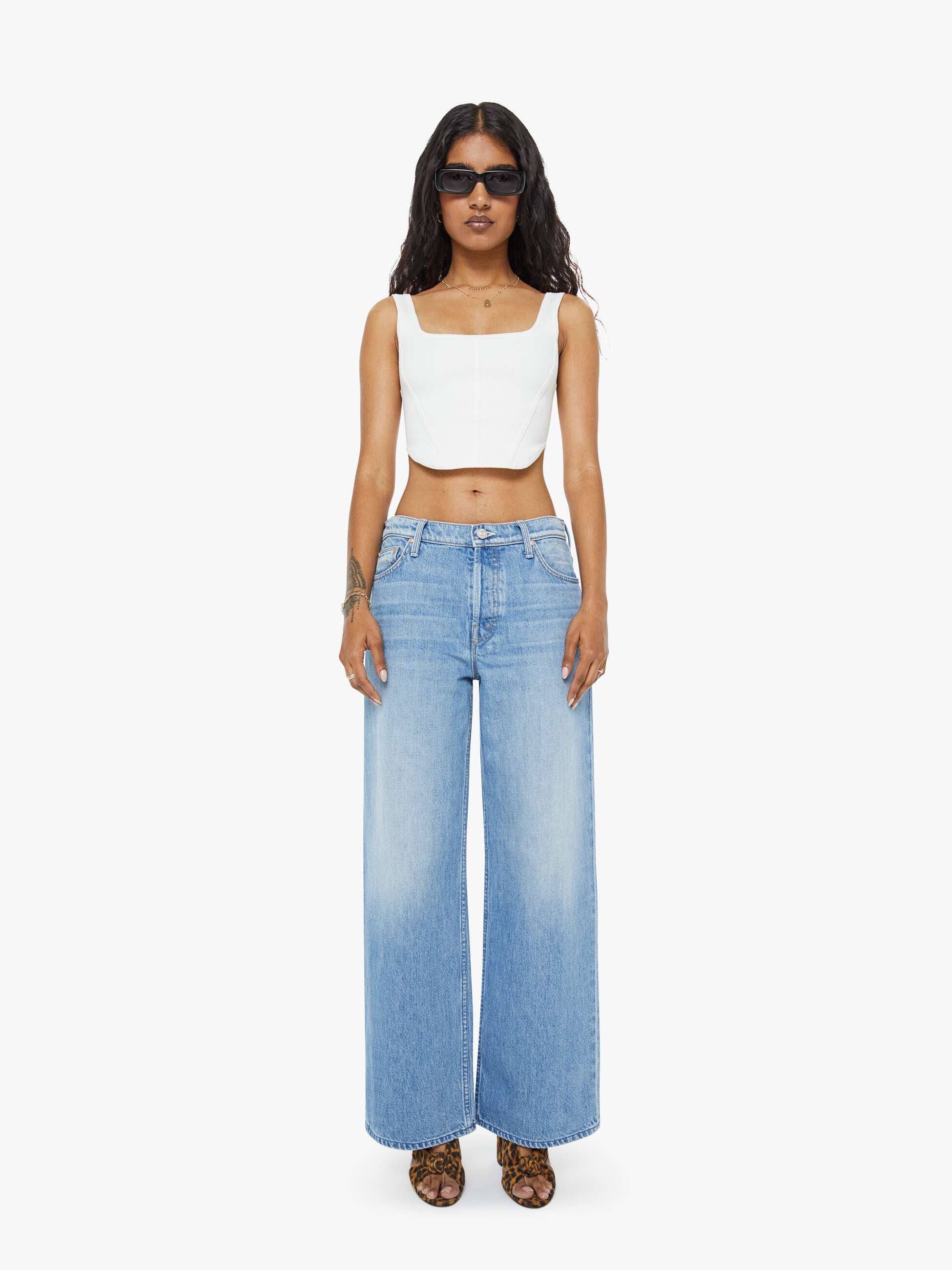 Women PETITES The Lil Rerun Zip Sneak | Mother Denim Last Bite