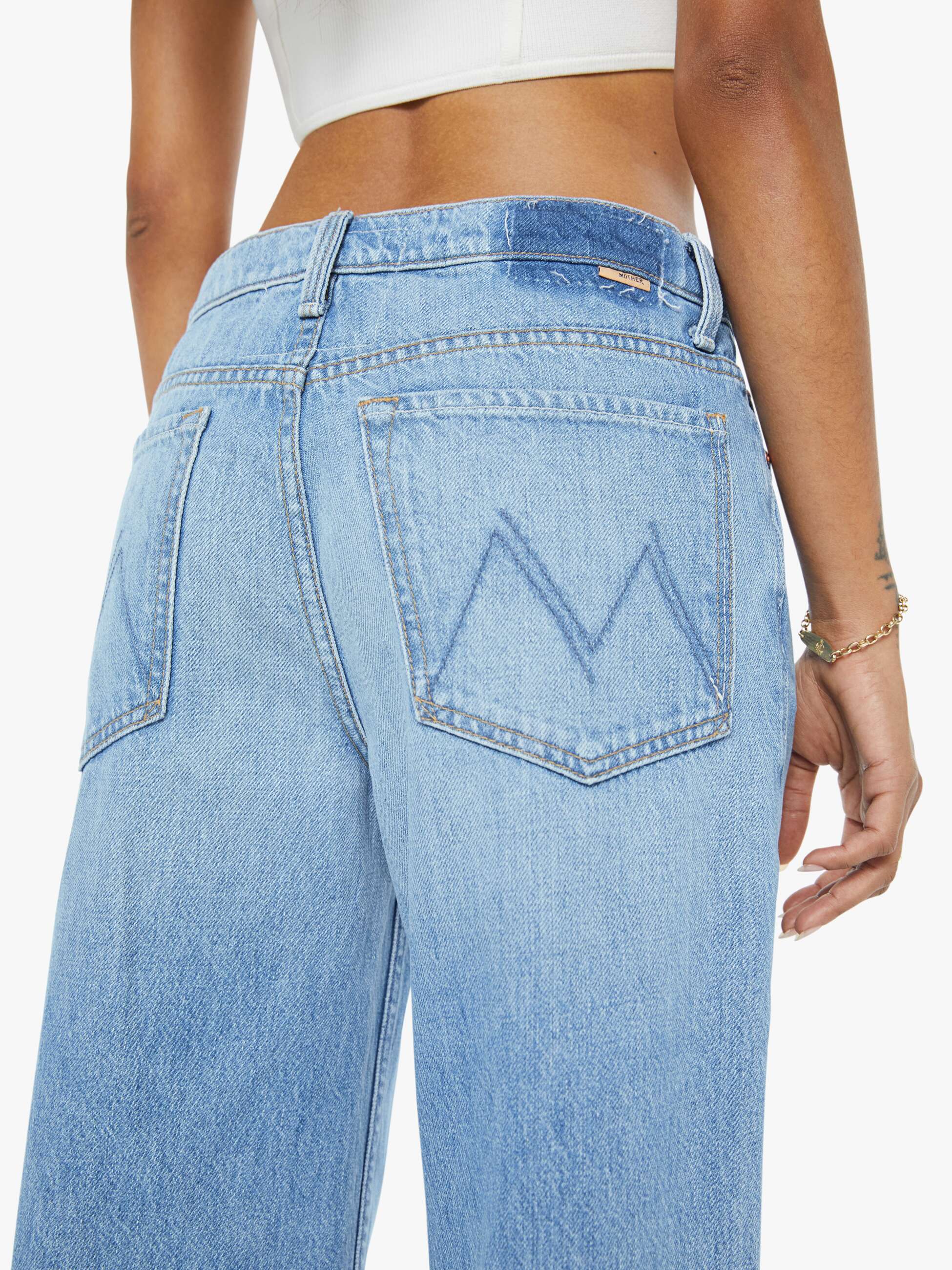 Women PETITES The Lil Rerun Zip Sneak | Mother Denim Last Bite