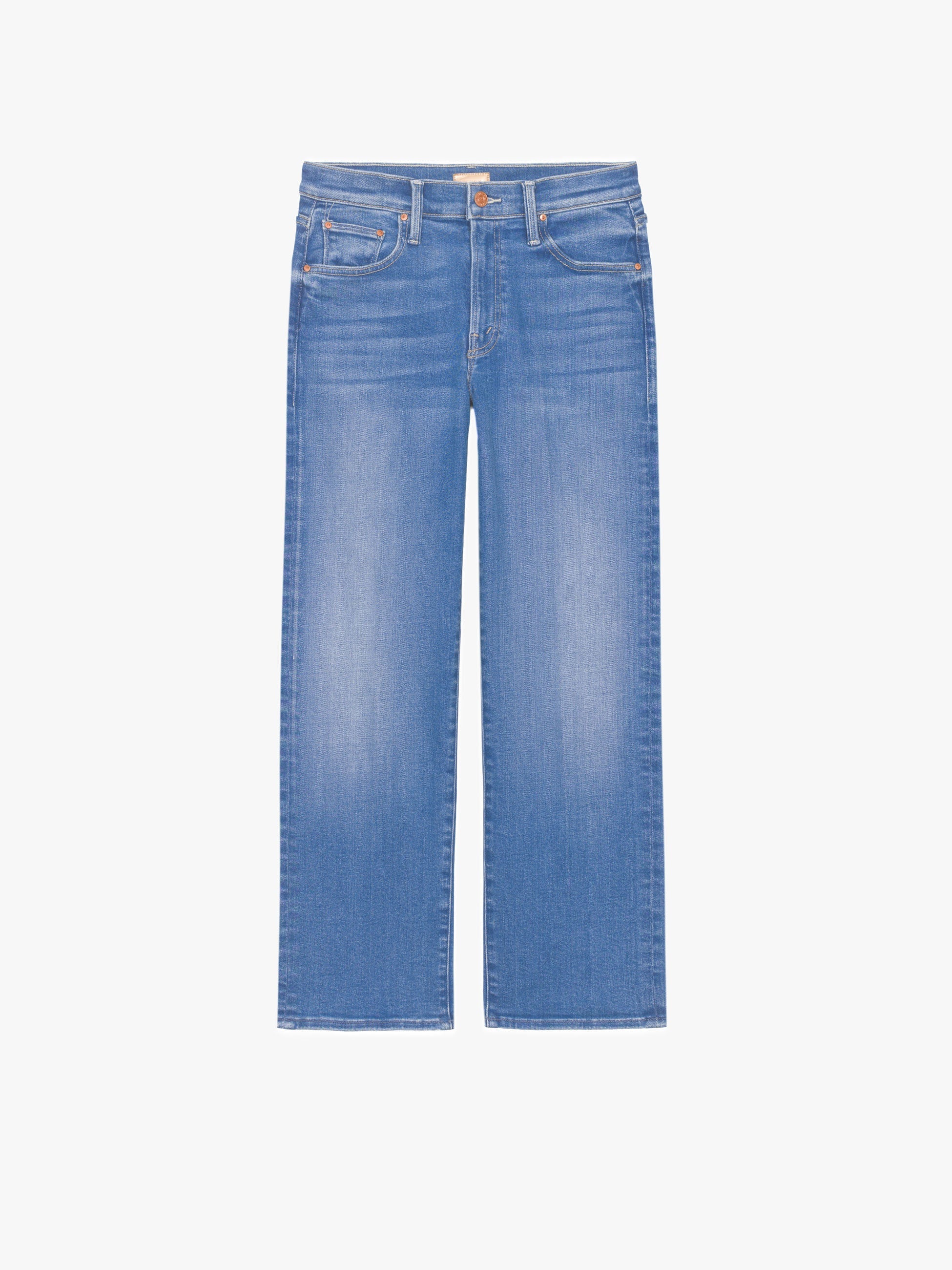 Women The Mid Rise Rambler Zip Ankle | Mother Denim Blue (Medium)