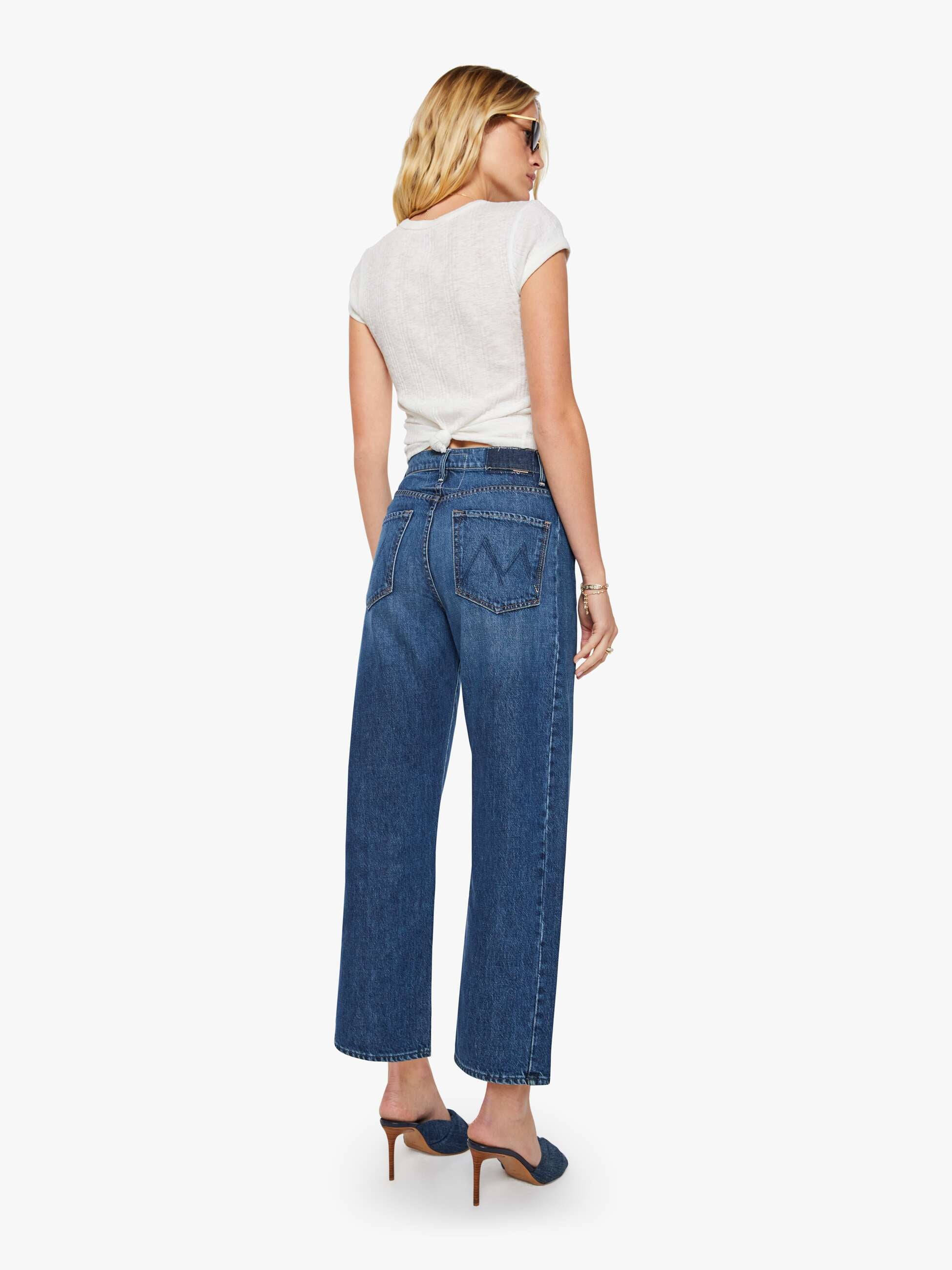 Women The Half-Pipe Ankle | Mother Denim Blue (Dark)