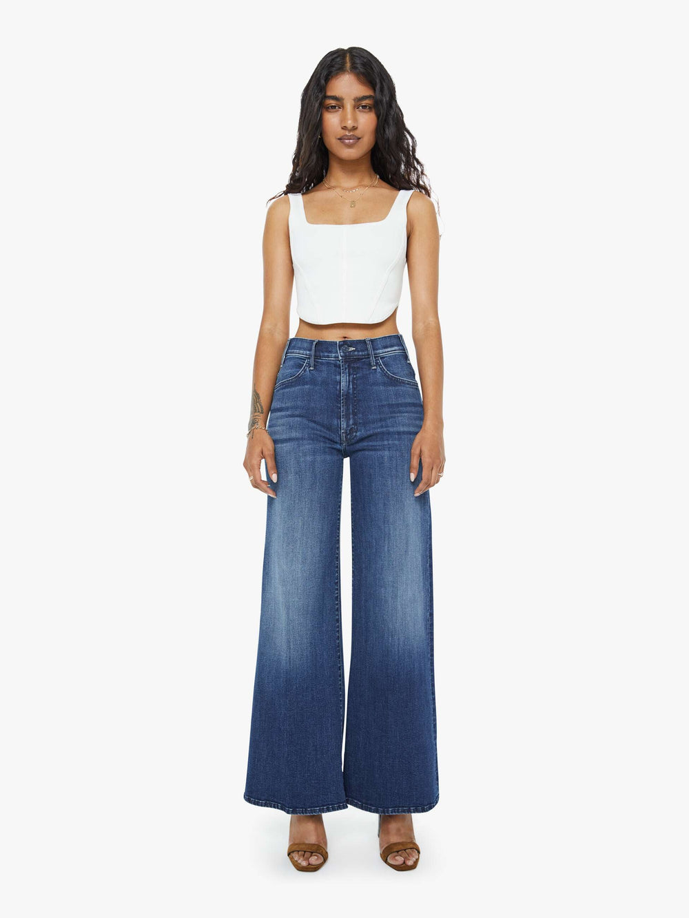 Women PETITES The Lil Hustler Roller Skimp | Mother Denim Heirloom