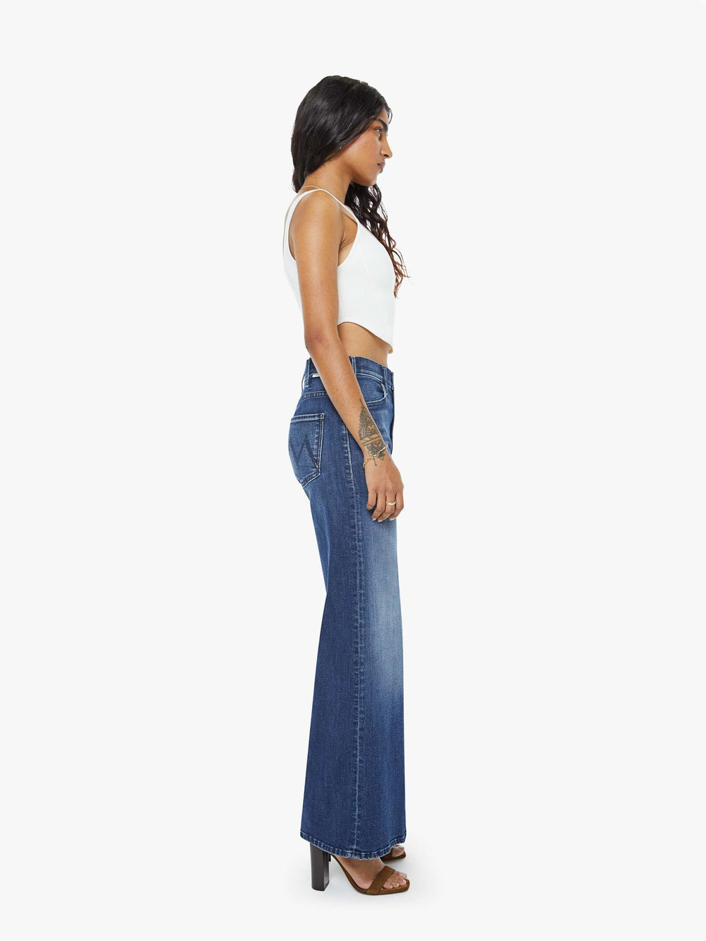 Women PETITES The Lil Hustler Roller Skimp | Mother Denim Heirloom