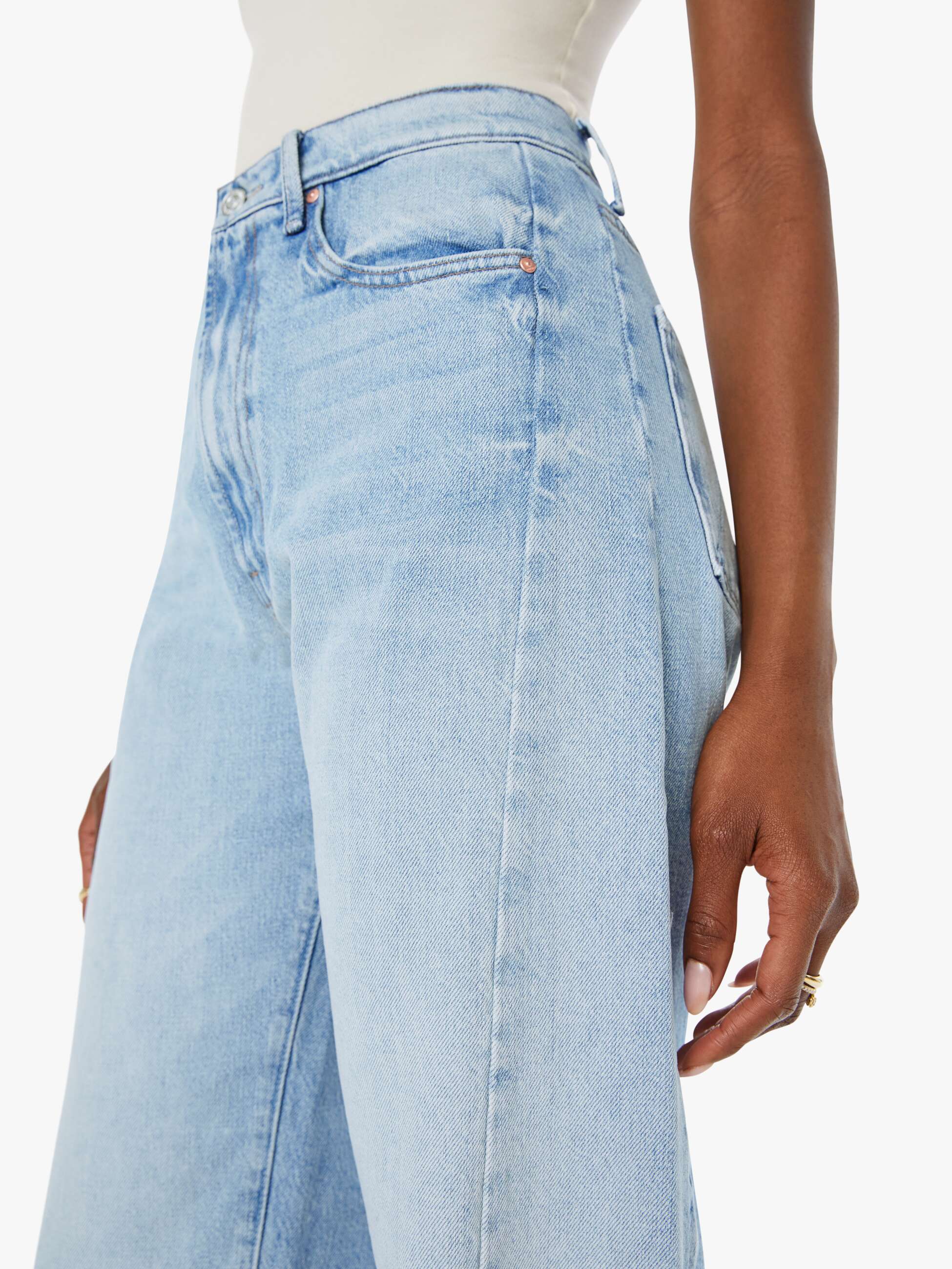 Women The Half-Pipe Ankle | Mother Denim Blue (Medium)