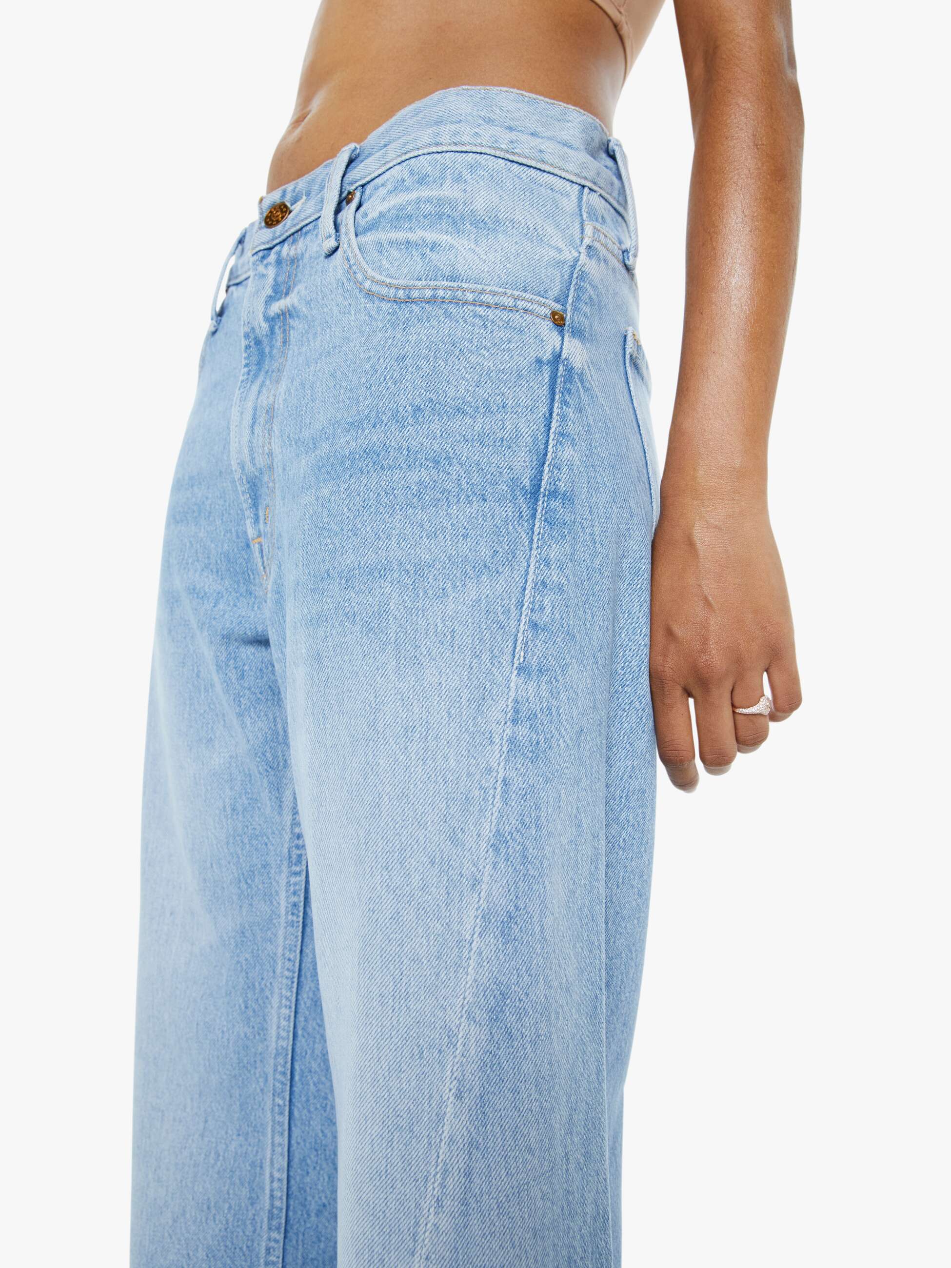 Women PETITES The Lil Lemon Twist Sneak | Mother Denim Munchies