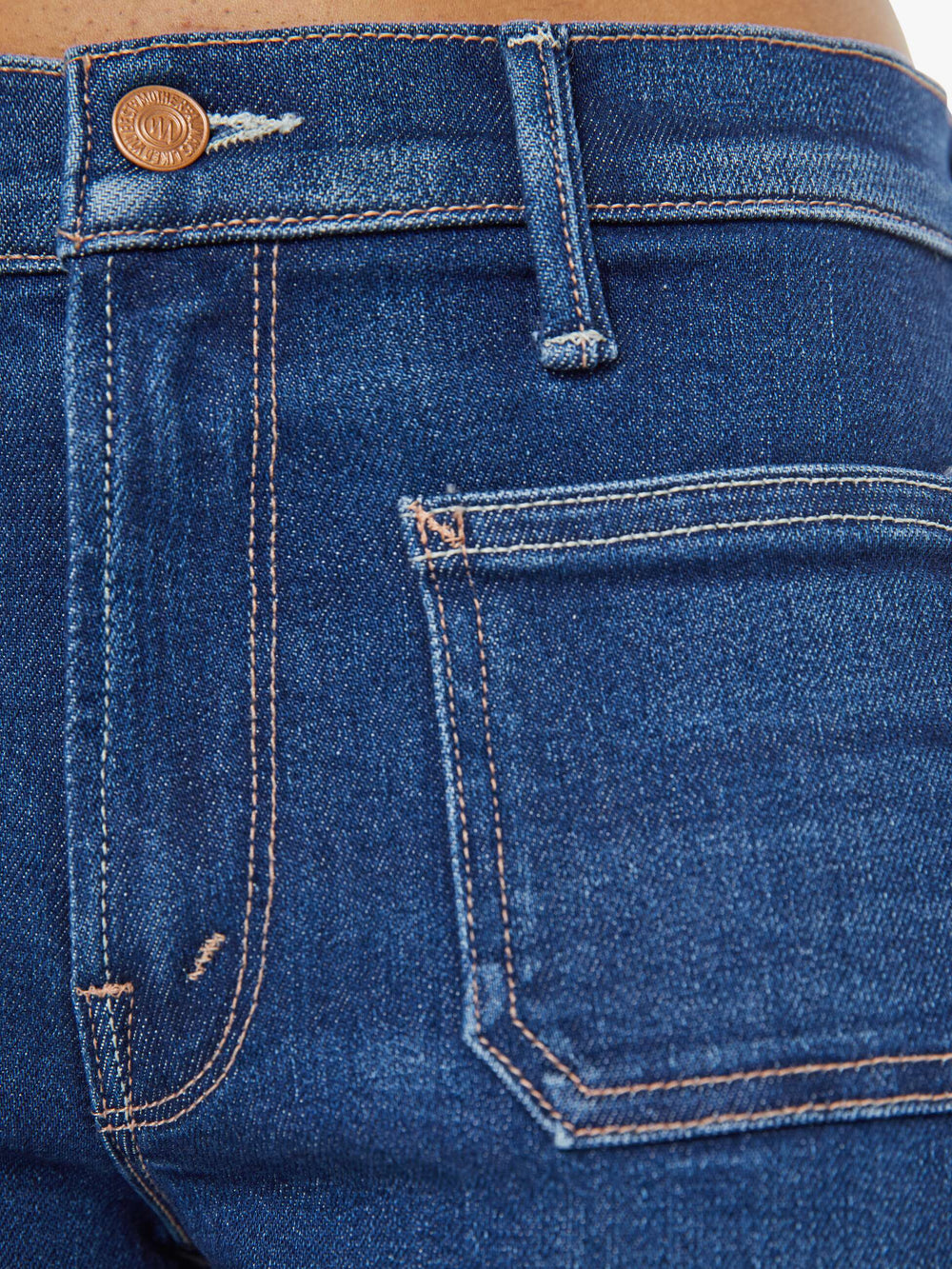 Women PETITES The Lil Patch Pocket Mid Rise Maven Ankle | Mother Denim Cocktail Hour