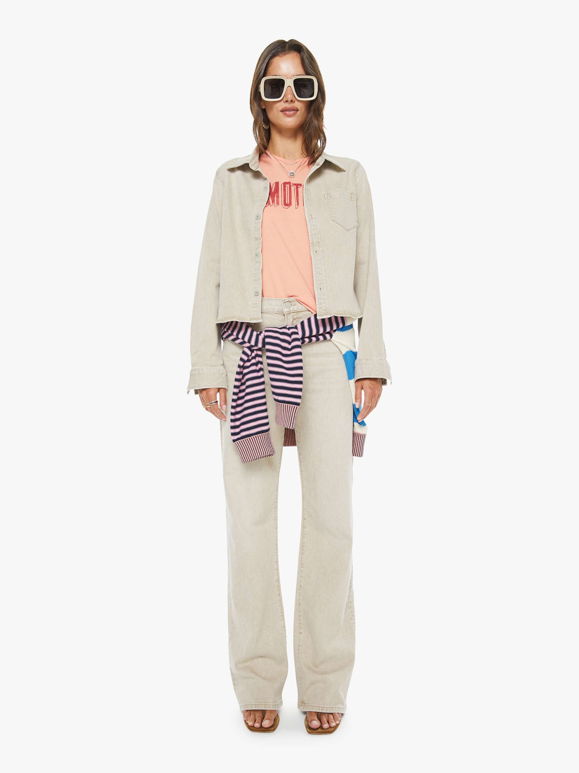Women The Dodger Sneak | Mother Denim Caramel