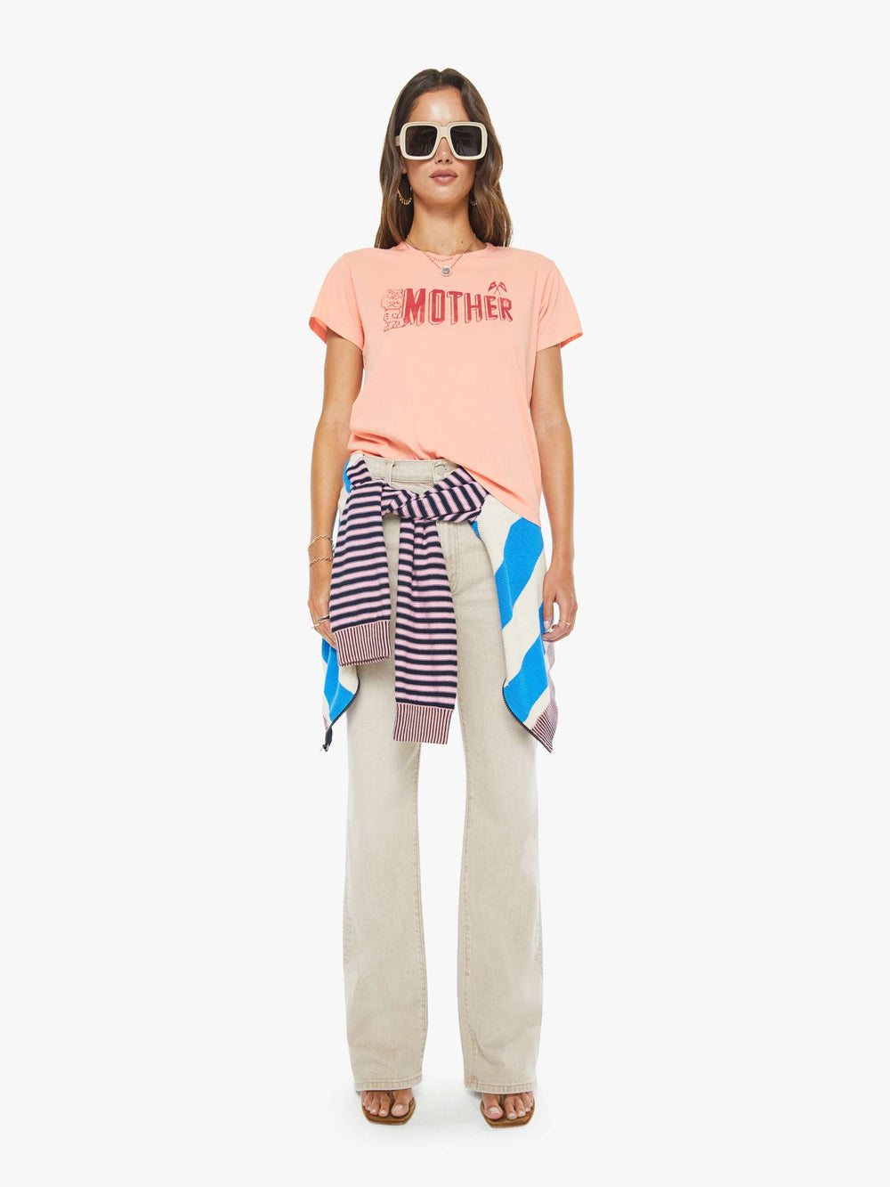 Women The Dodger Sneak | Mother Denim Caramel