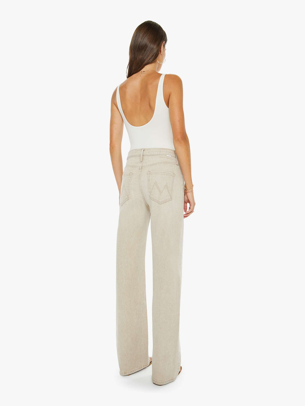 Women The Dodger Sneak | Mother Denim Caramel