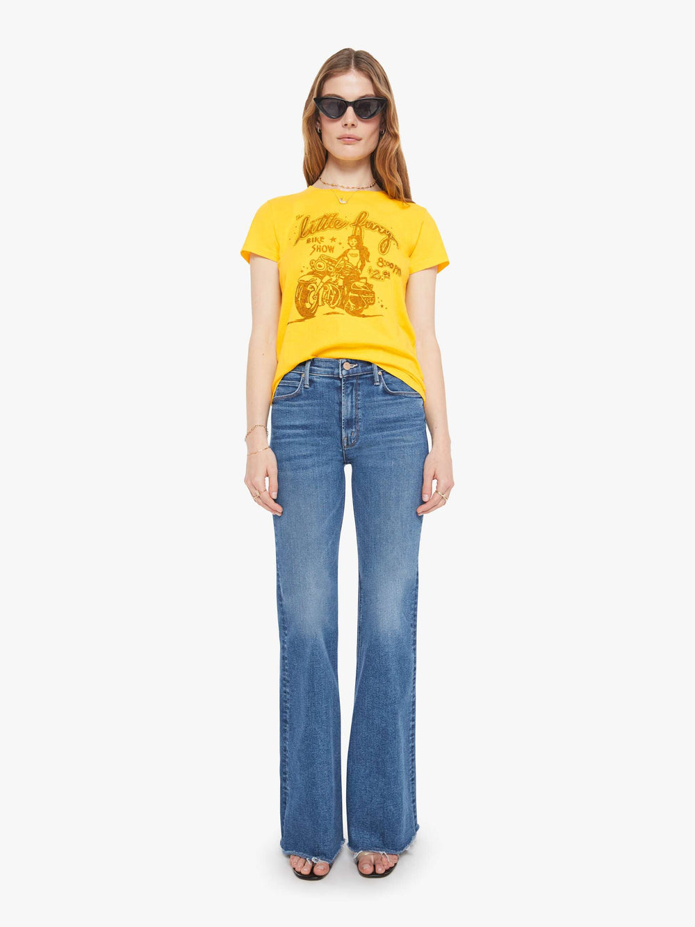 Women The Patch Pocket Mid Rise Maven Ankle | Mother Denim Let\u0026#39;s Split