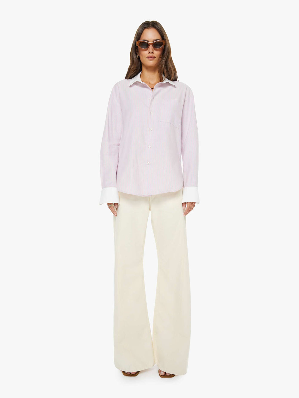 Women The Lemon Twist Sneak | Mother Denim Natural