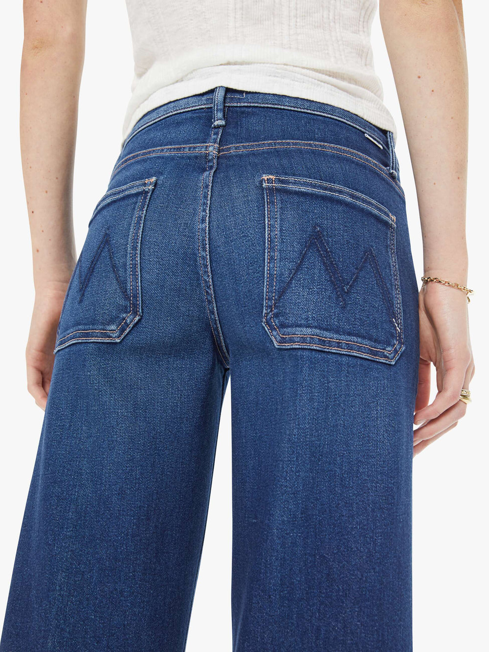 Women The Patch Pocket Mid Rise Maven Ankle | Mother Denim Cocktail Hour