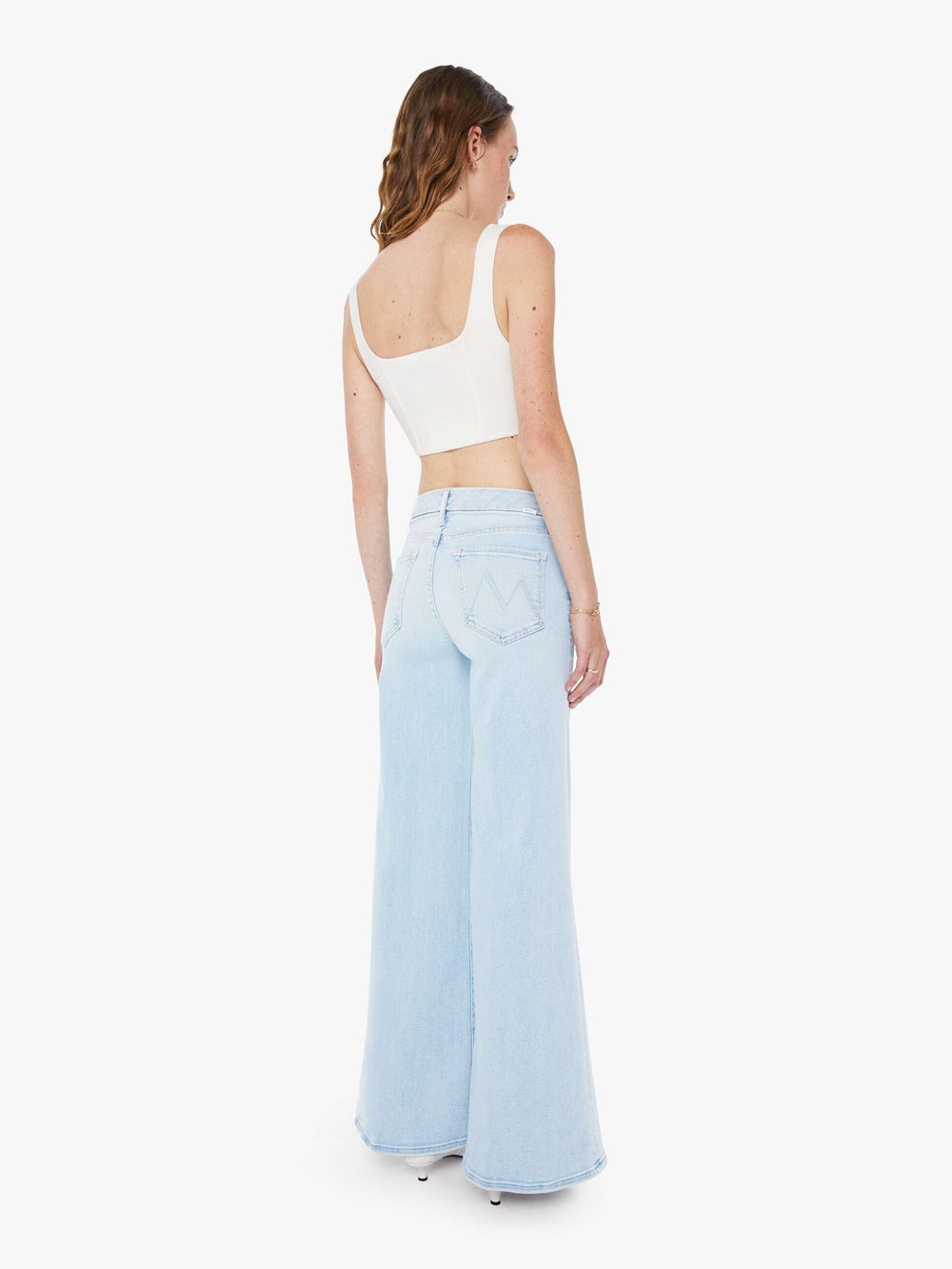 Women The Roller Sneak | Mother Denim Blue (Light-Pastel)