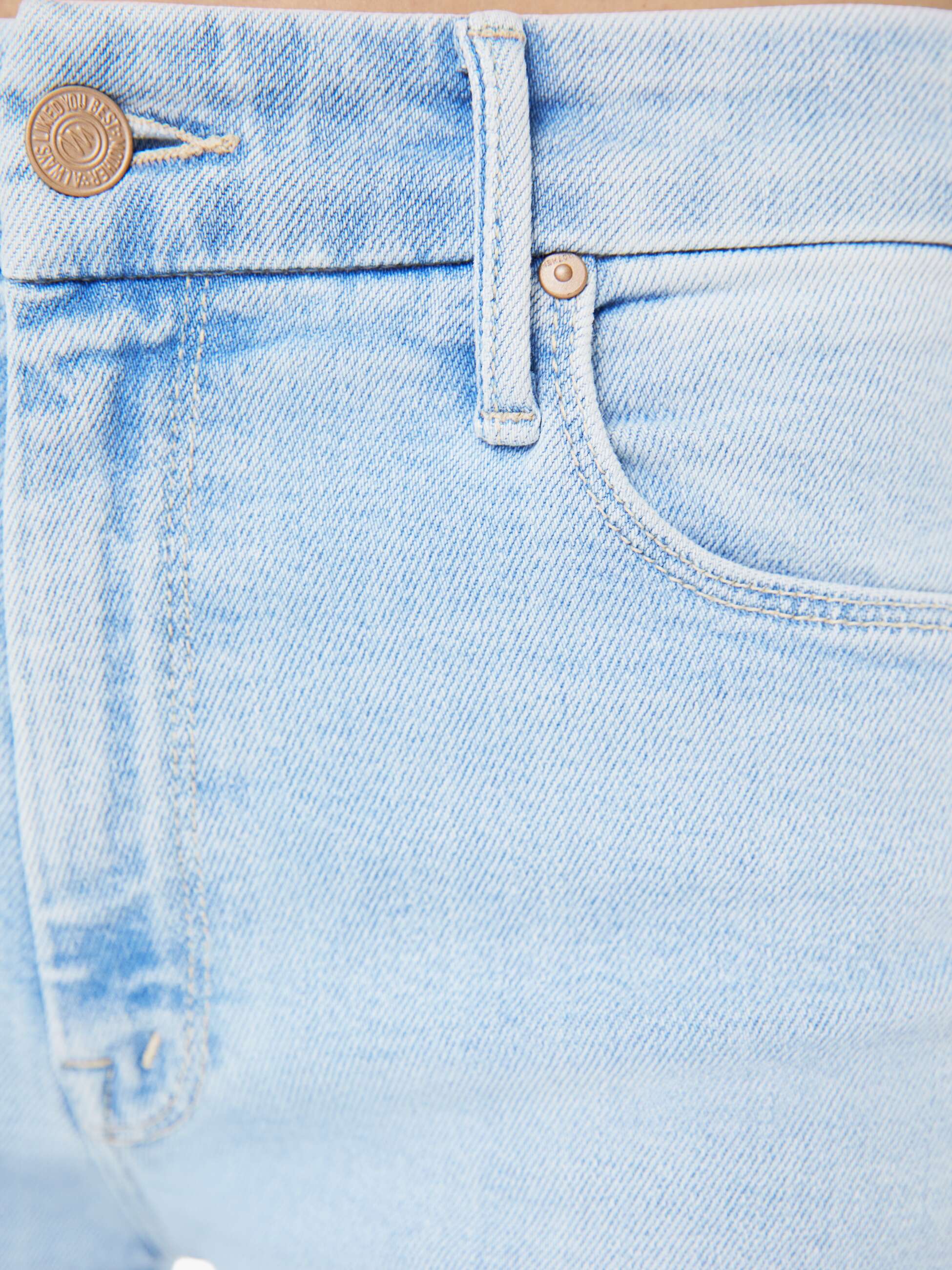 Women The Roller Sneak | Mother Denim Blue (Light-Pastel)