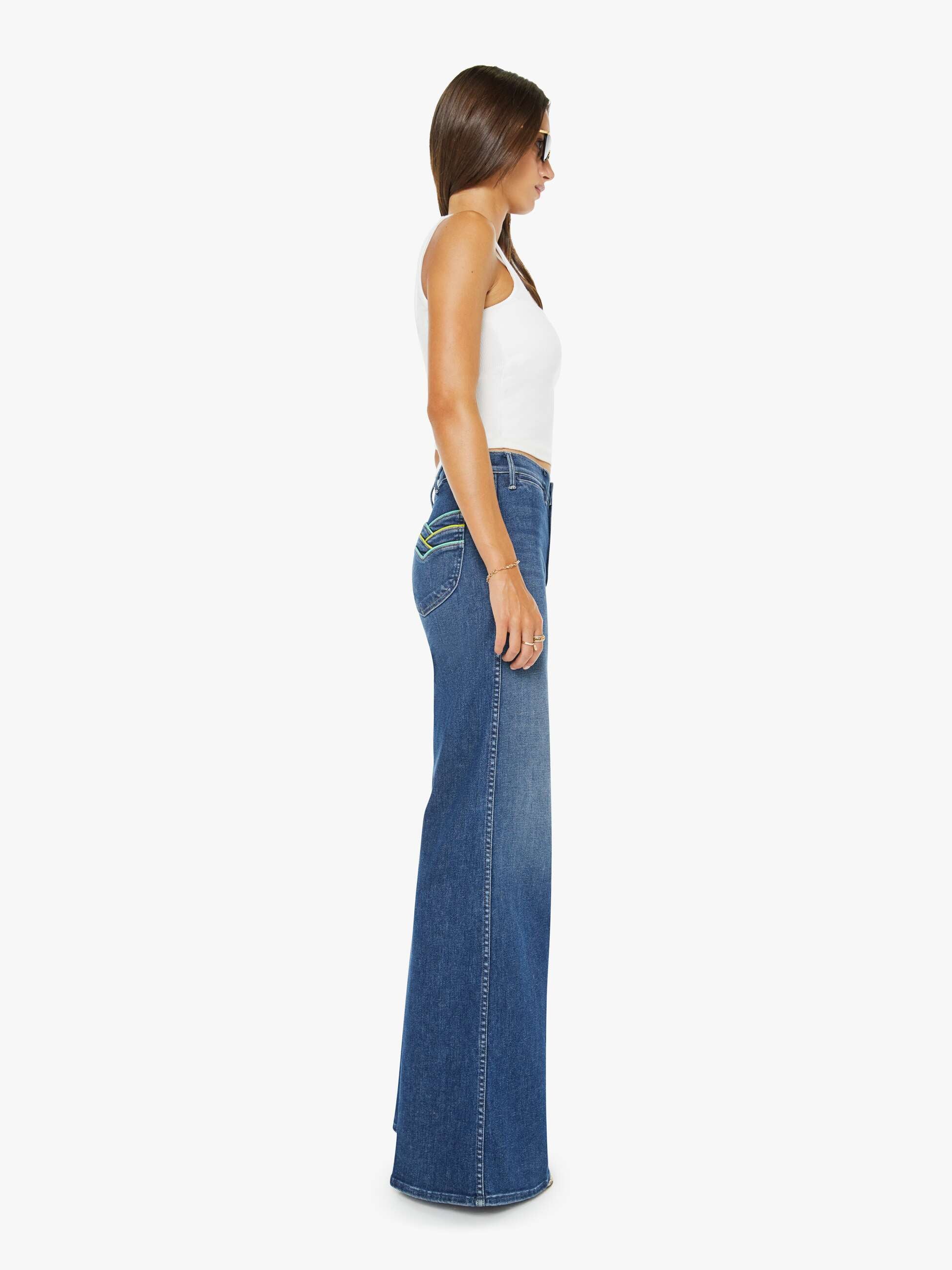 Women The Pipeline Hustler Roller Sneak | Mother Denim Catch My Drift