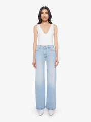 Women The Hustler Roller Sneak | Mother Denim Blue (Light-Pastel)