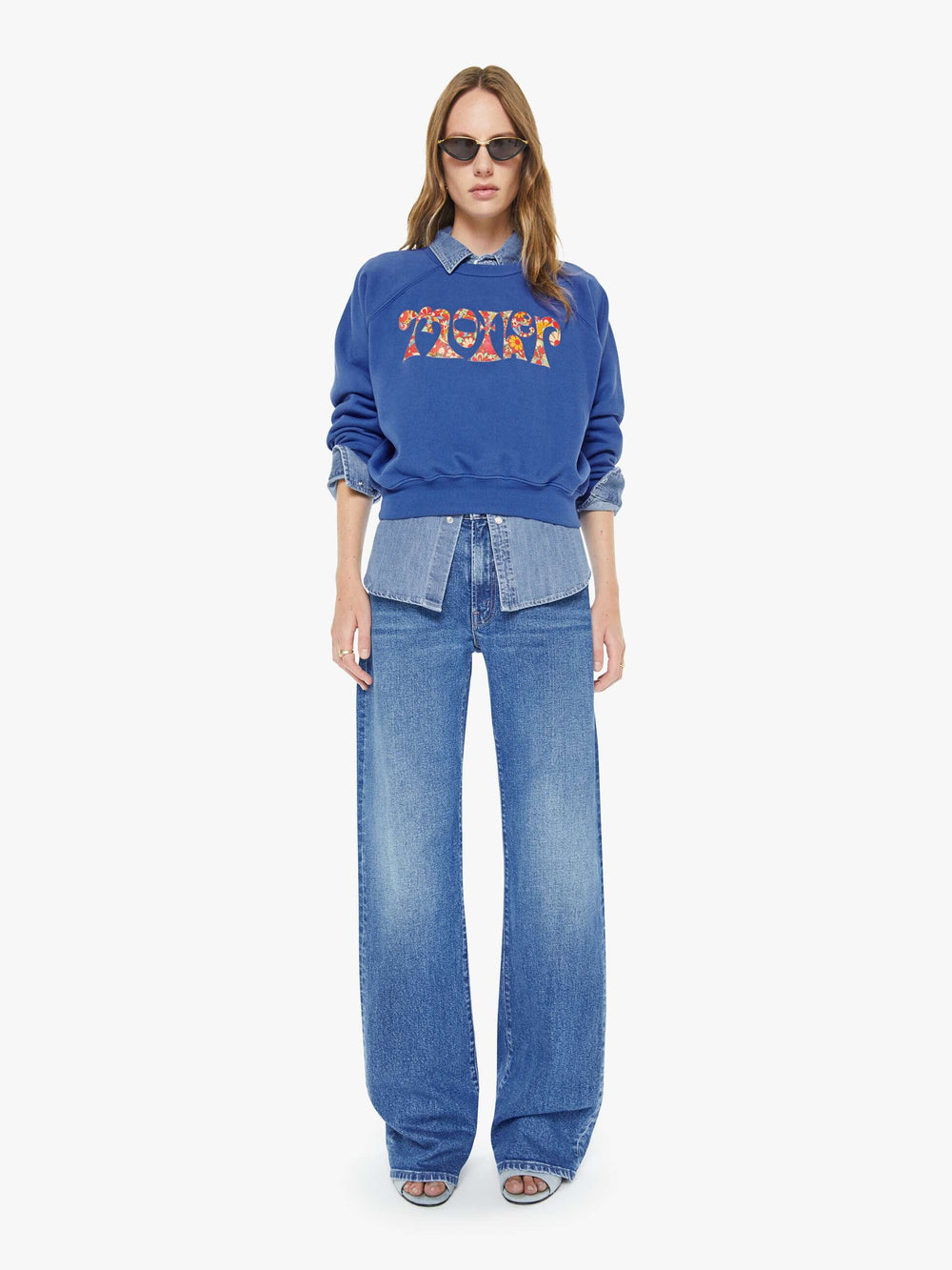 Women The Mid Rise Lasso Heel | Mother Denim Knick Knack Paddy Whack