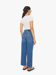 Women PETITES The Lil Delinquent Nerdy | Mother Denim Blue (Medium)