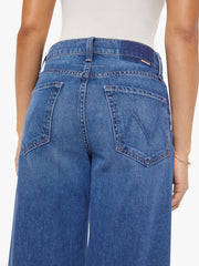 Women PETITES The Lil Delinquent Nerdy | Mother Denim Blue (Medium)