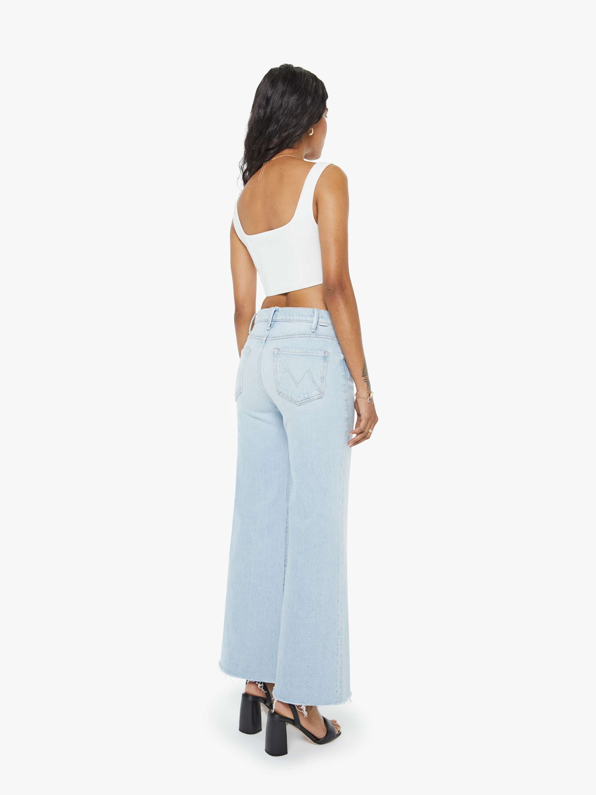 Women PETITES The Lil Hustler Roller Skimp Fray | Mother Denim Bring The Cooler