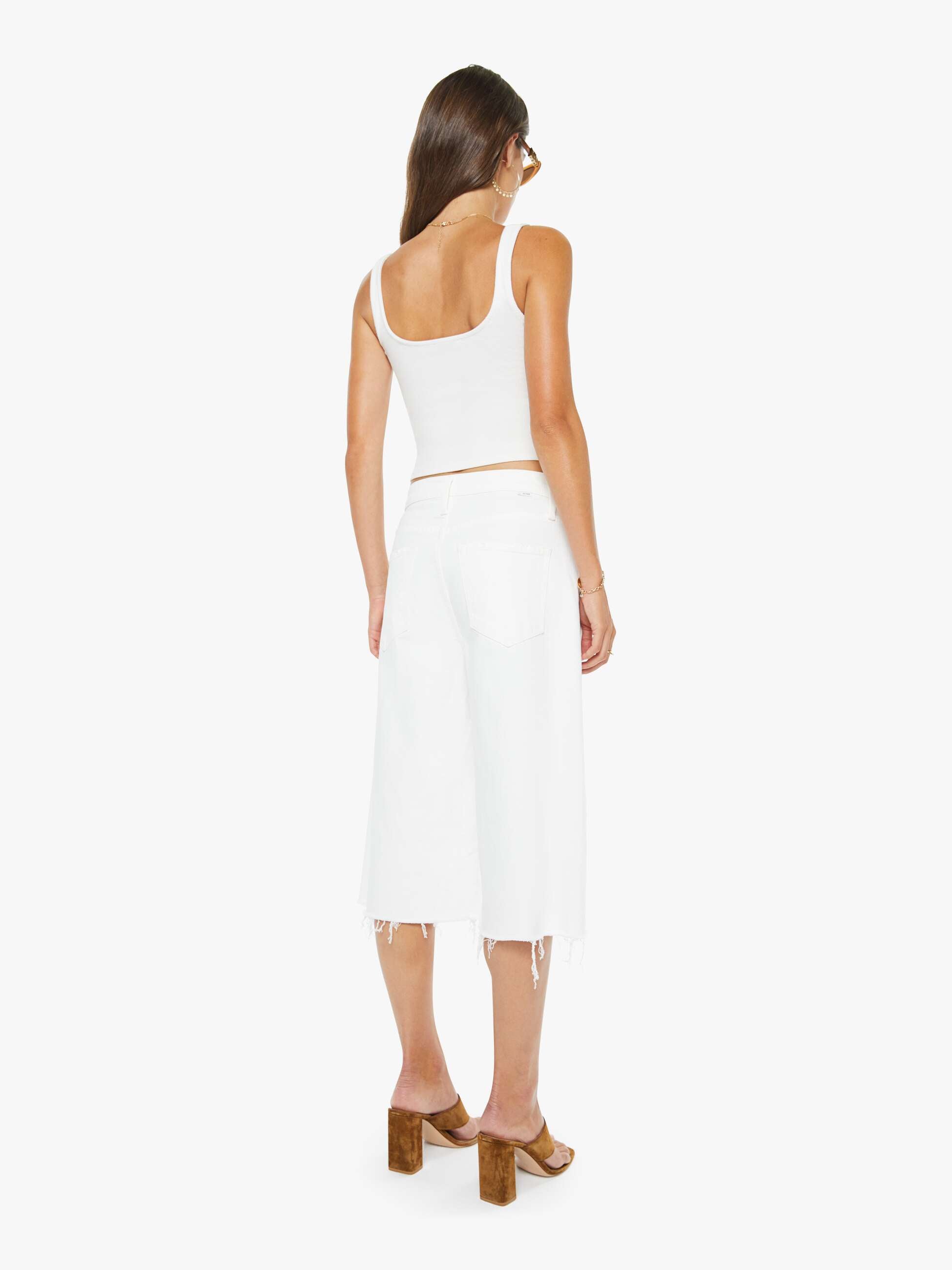 Women The Whole Lot Zip Twist Fray | Mother Denim Totally Innocent