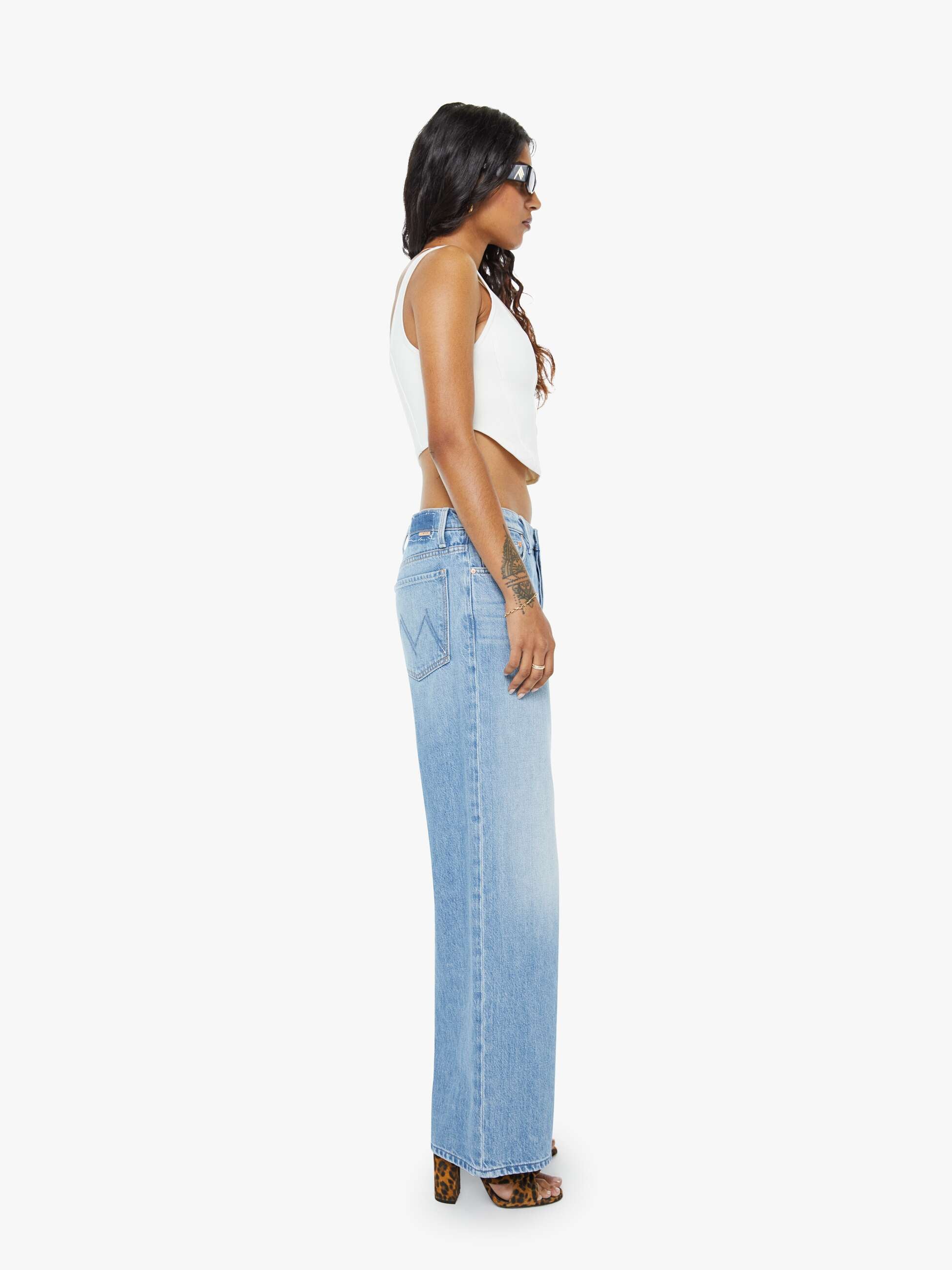 Women PETITES The Lil Rerun Zip Sneak | Mother Denim Last Bite