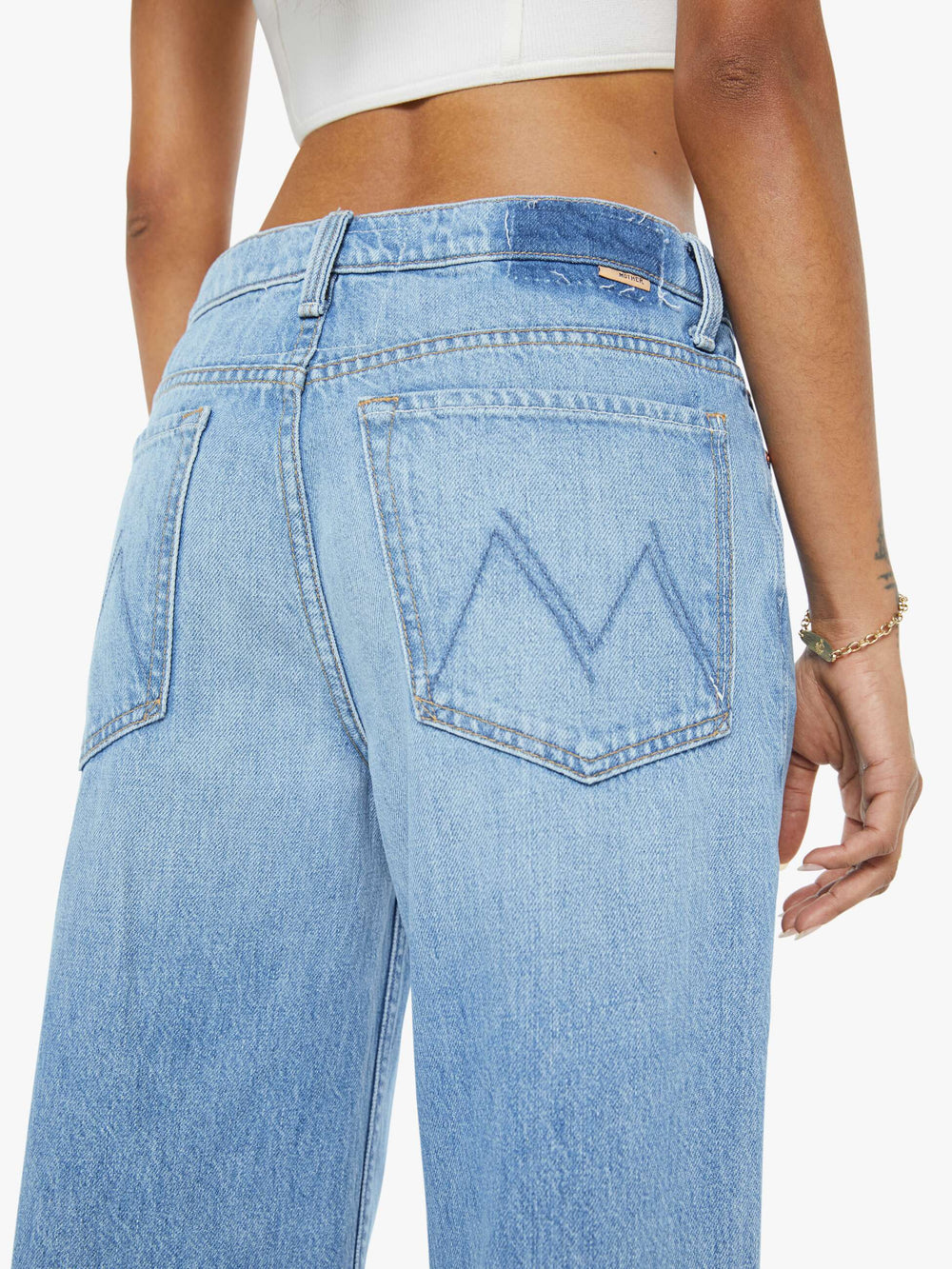 Women PETITES The Lil Rerun Zip Sneak | Mother Denim Last Bite