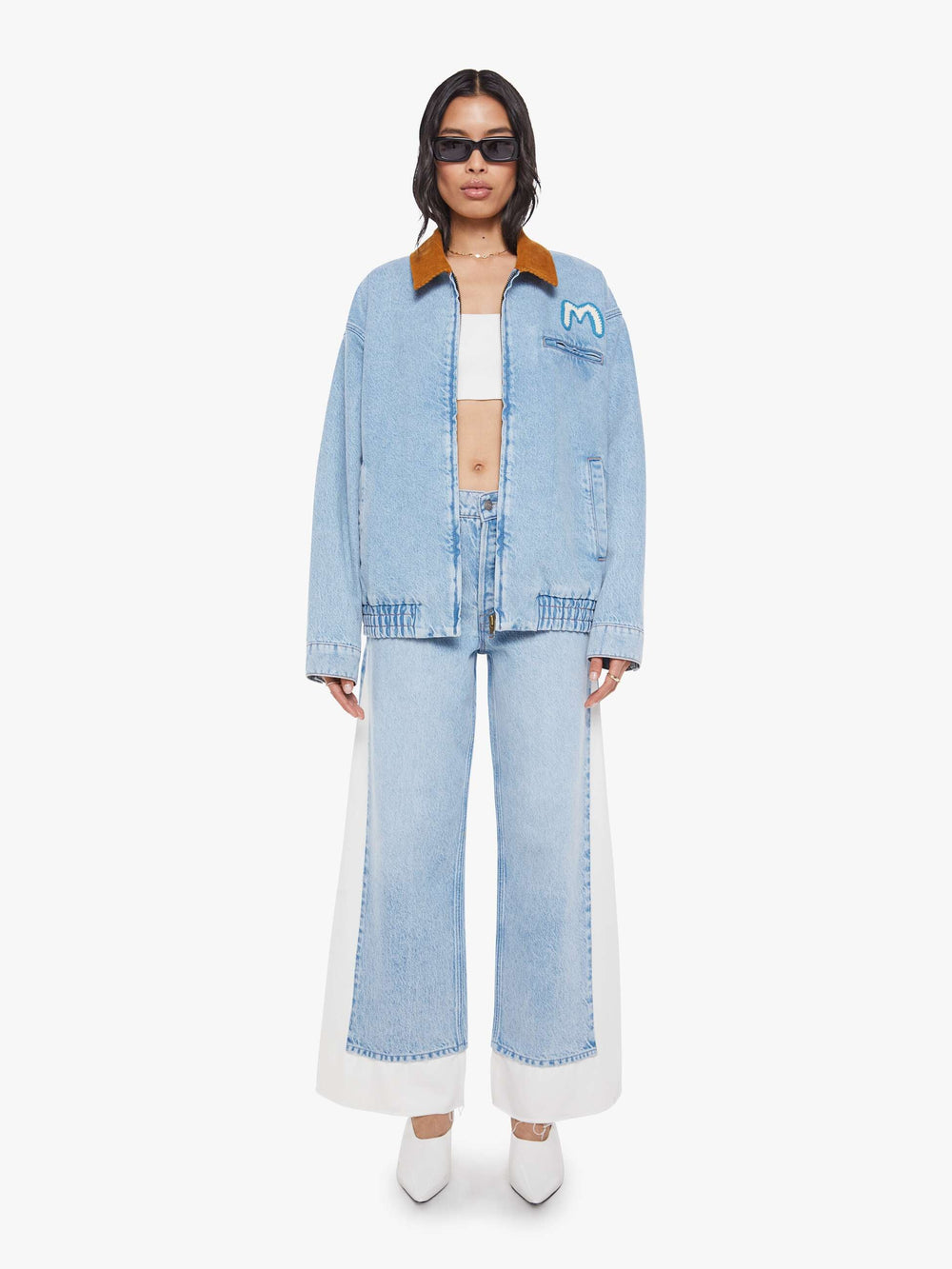 Women SNACKS! The Nacho Double Dip Nerdy Fray | Mother Denim Deep Fried