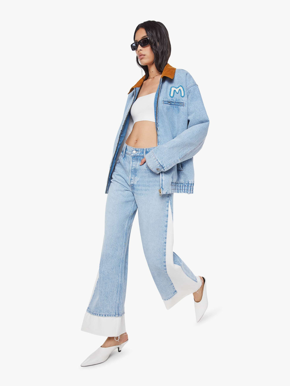 Women SNACKS! The Nacho Double Dip Nerdy Fray | Mother Denim Deep Fried