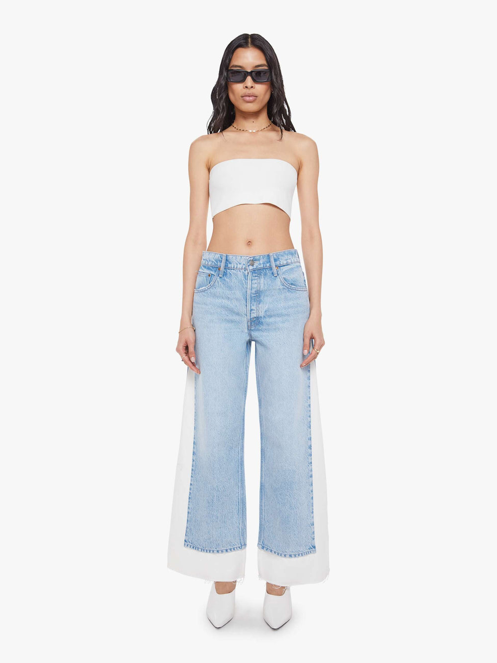 Women SNACKS! The Nacho Double Dip Nerdy Fray | Mother Denim Deep Fried