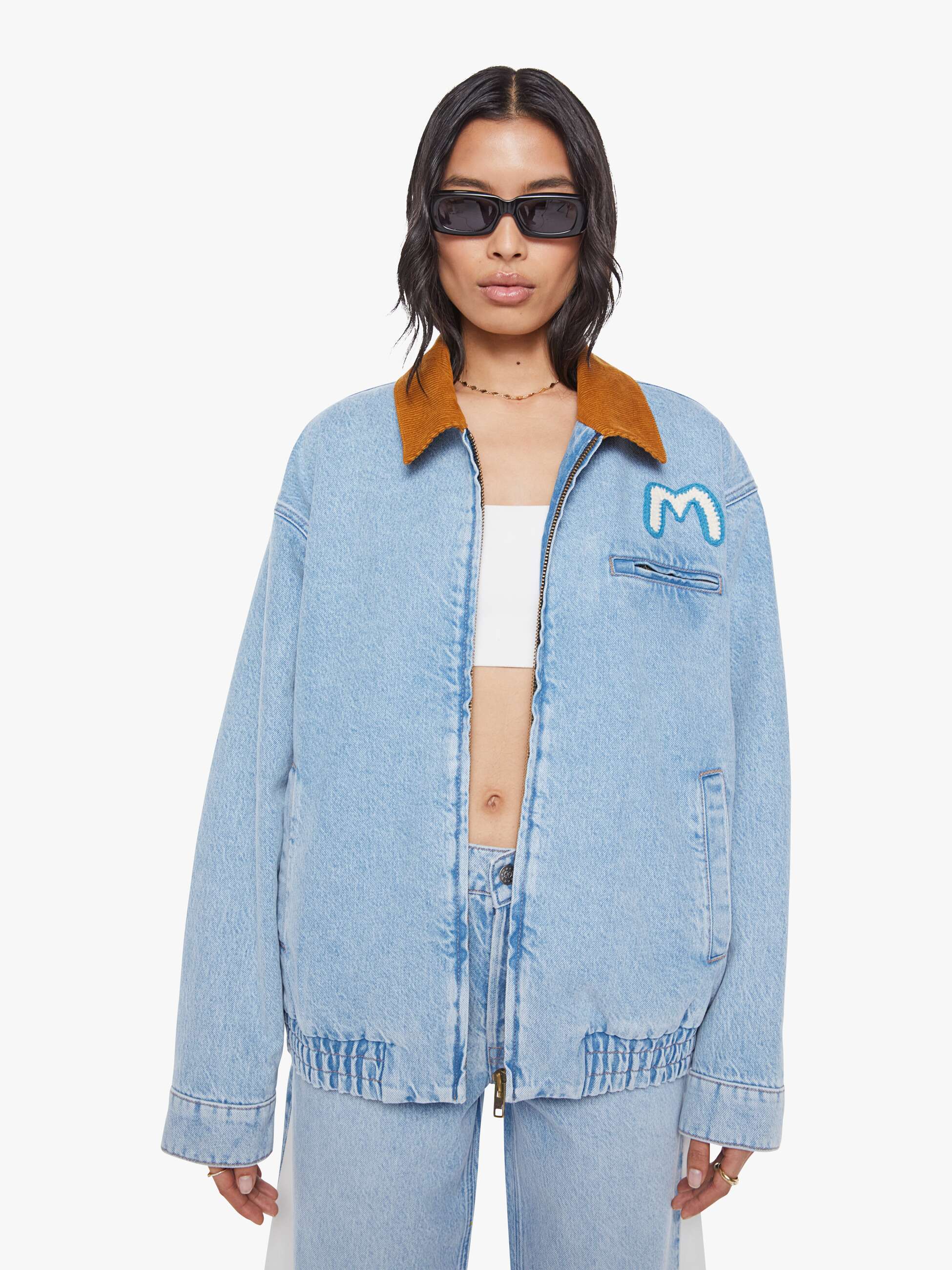 Women SNACKS! The Nacho Double Dip Nerdy Fray | Mother Denim Deep Fried