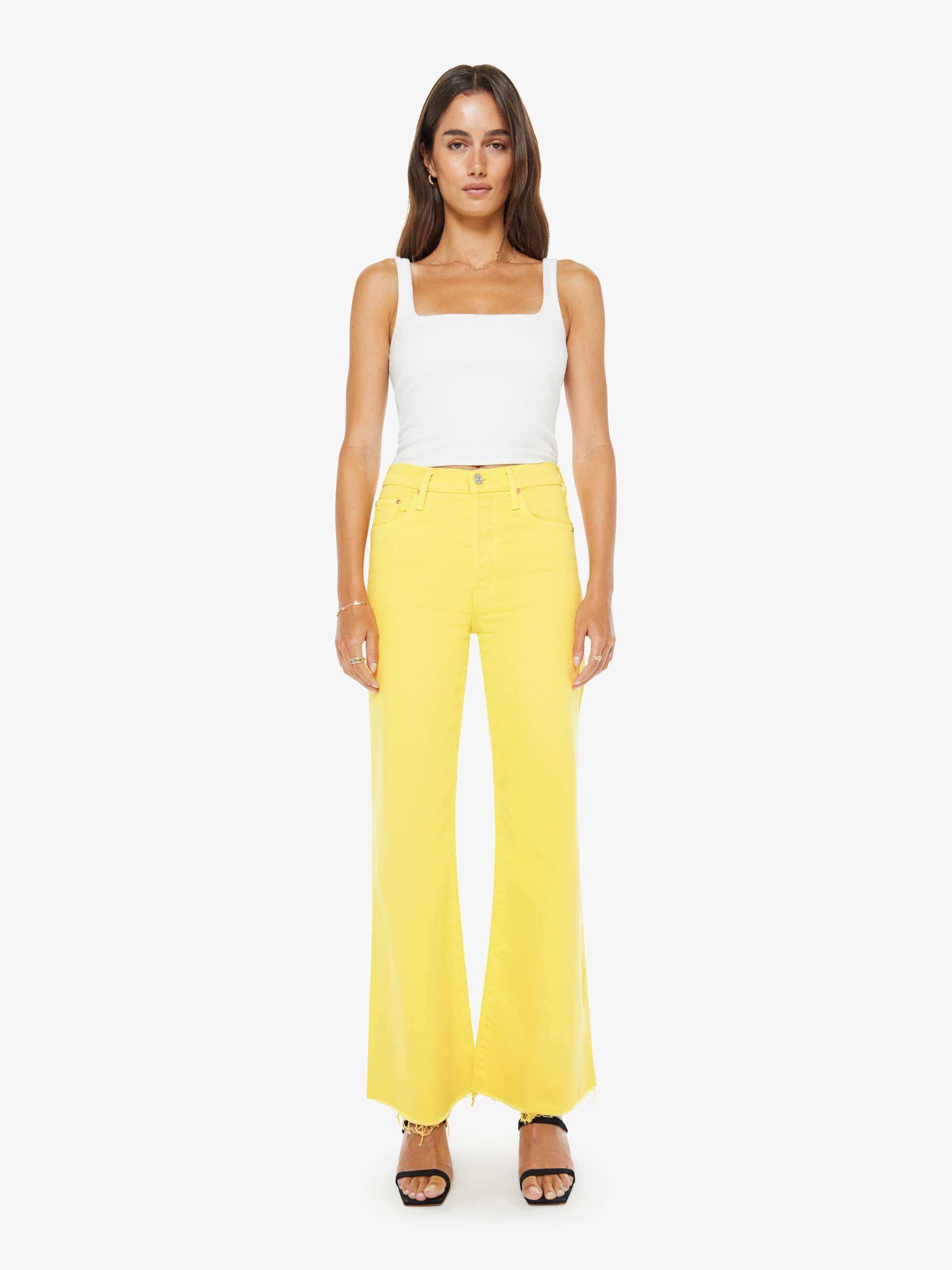 Women The Tomcat Roller Fray | Mother Denim Sunshine