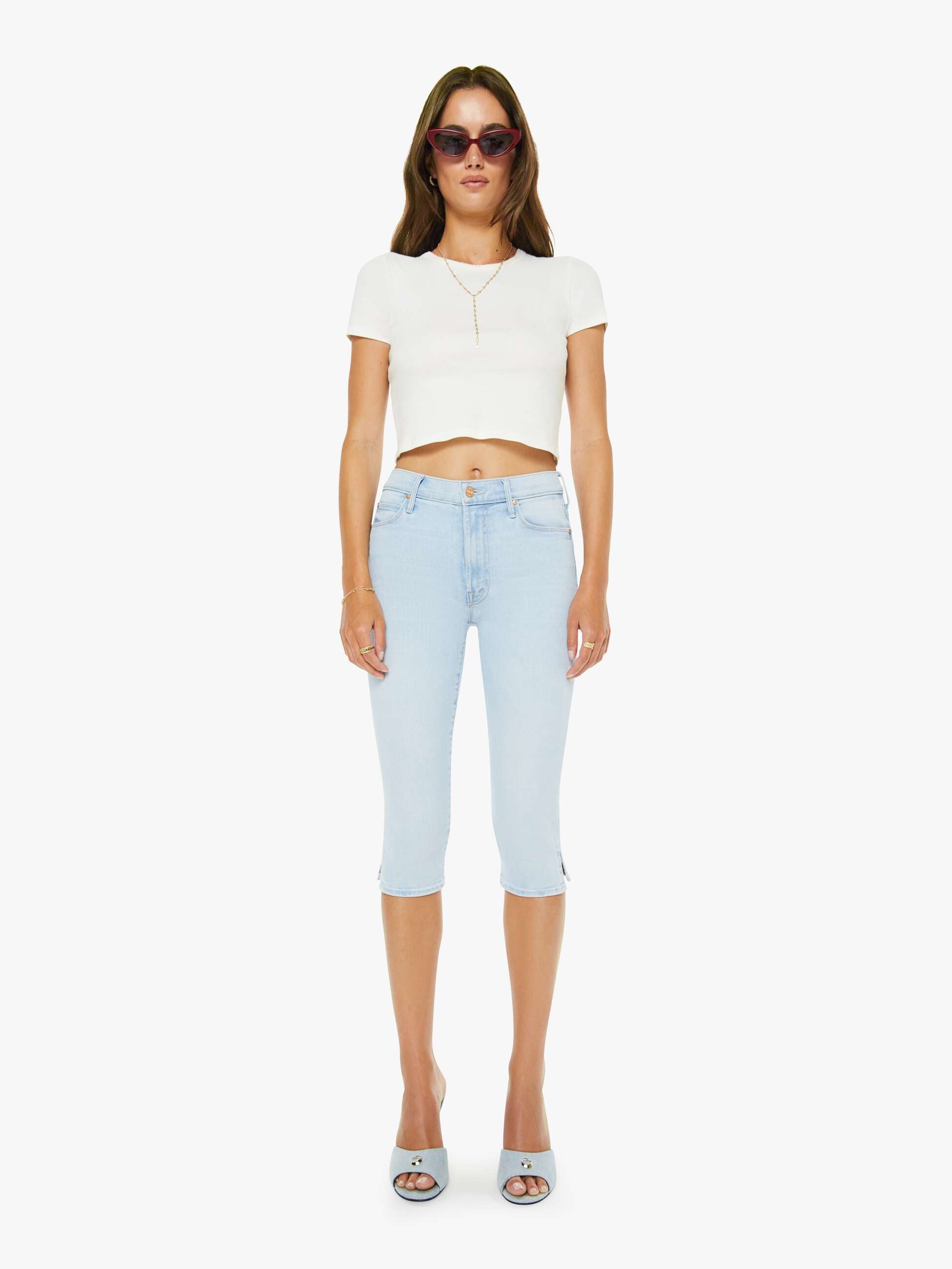 Women The Stunner Zip Bunny Snip | Mother Denim Melt In Your Mouth