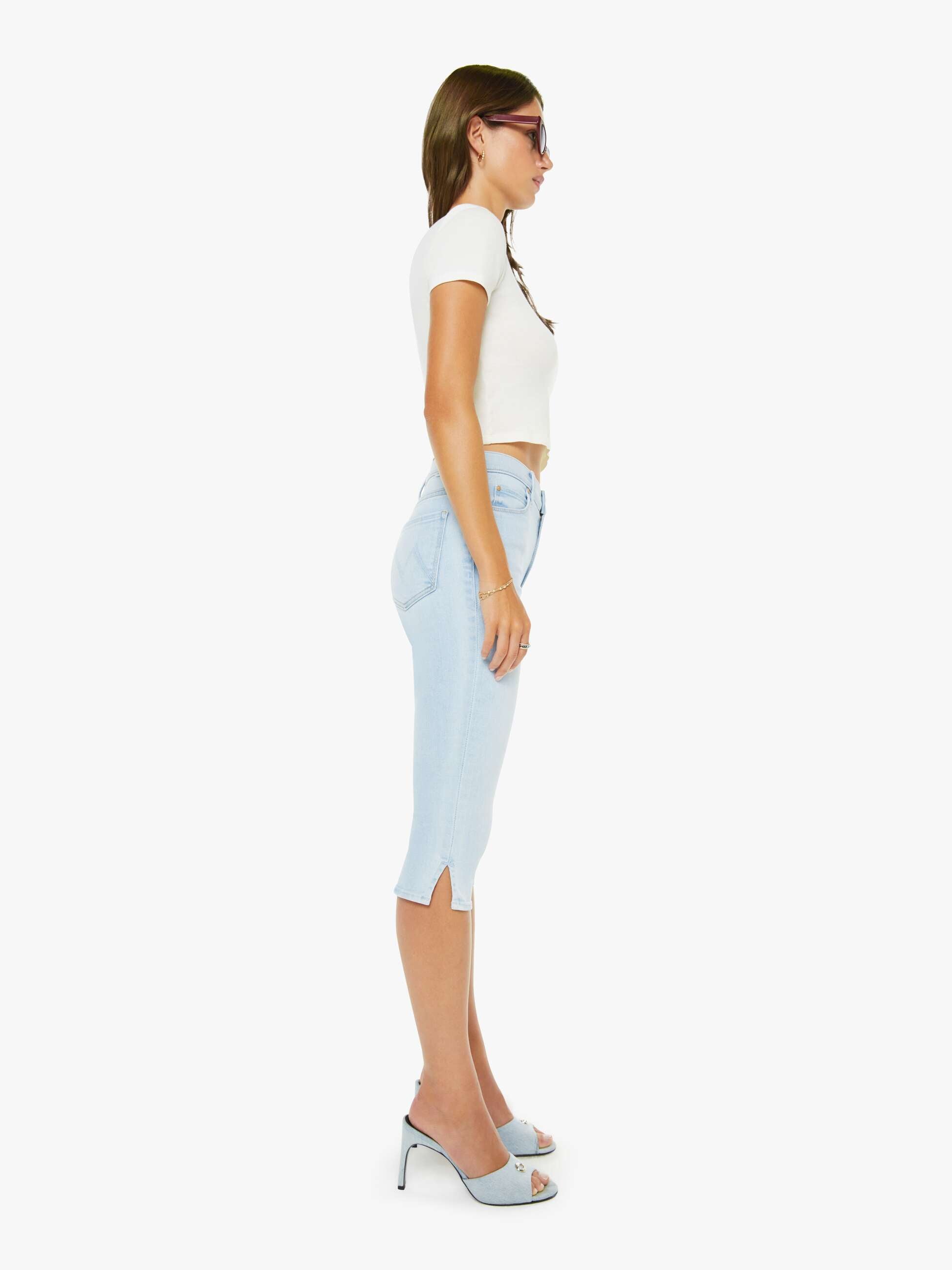 Women The Stunner Zip Bunny Snip | Mother Denim Melt In Your Mouth