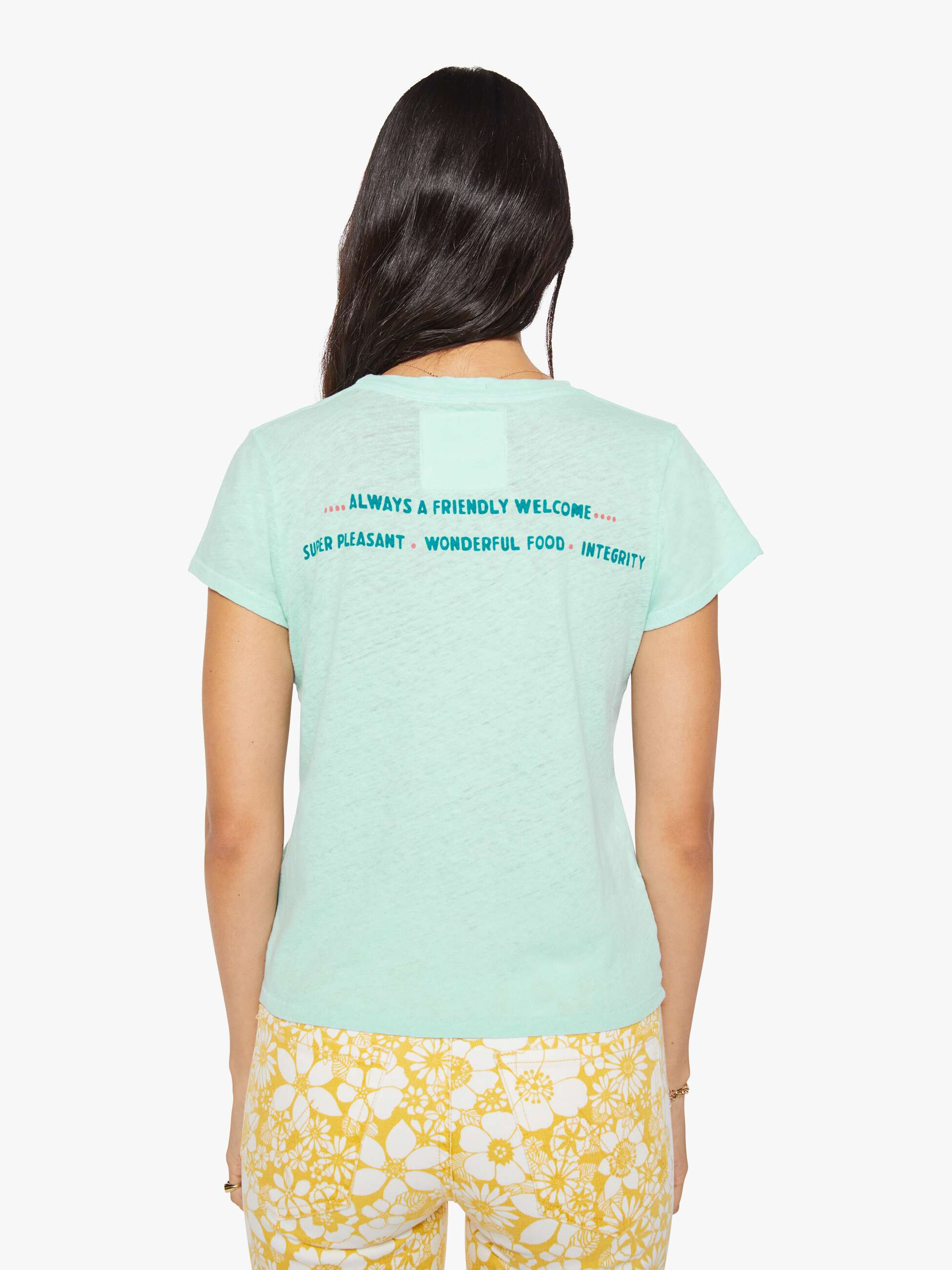 Women The Stunner Zip Bunny Snip | Mother Denim Floral Notes