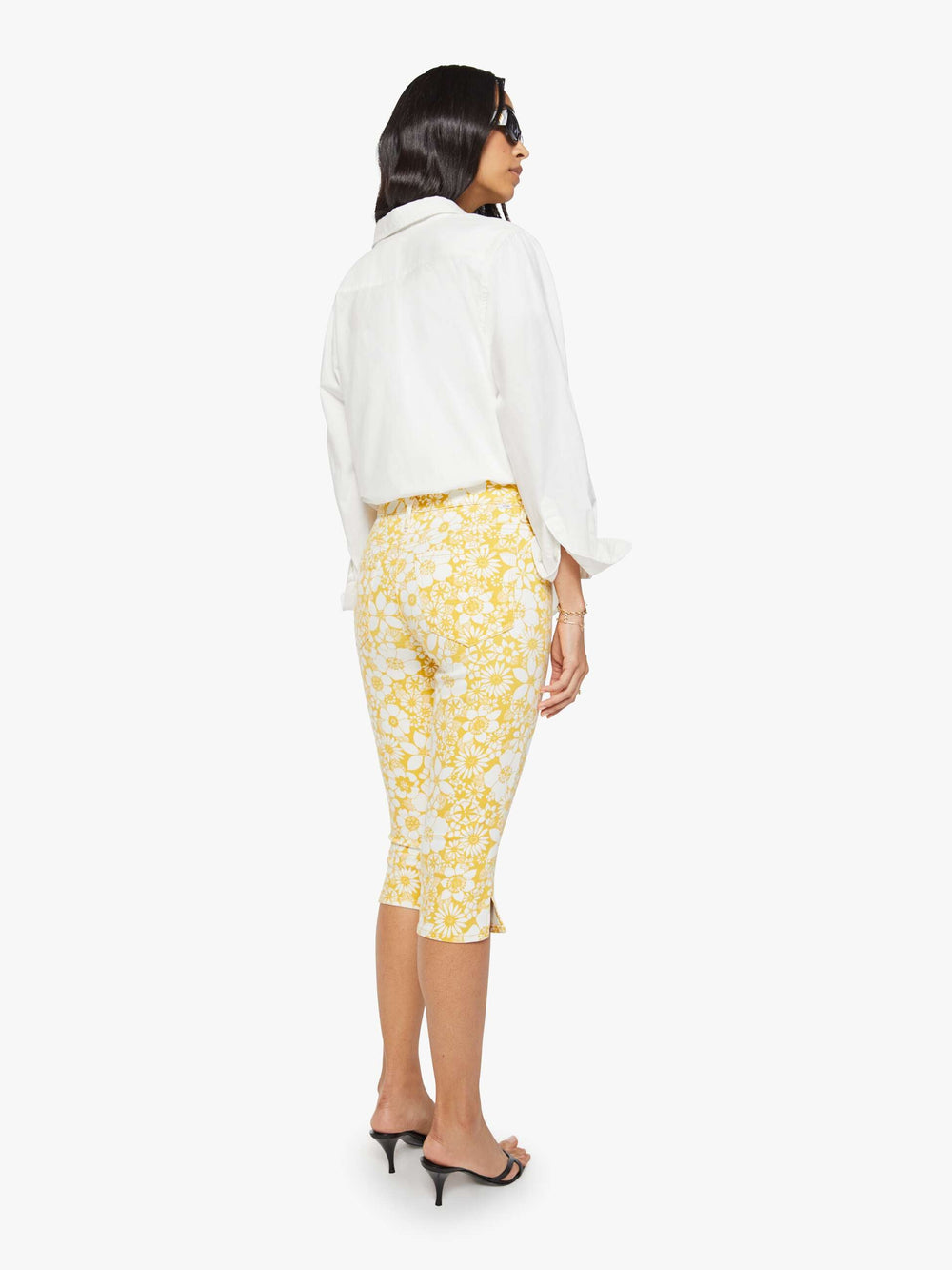 Women The Stunner Zip Bunny Snip | Mother Denim Floral Notes