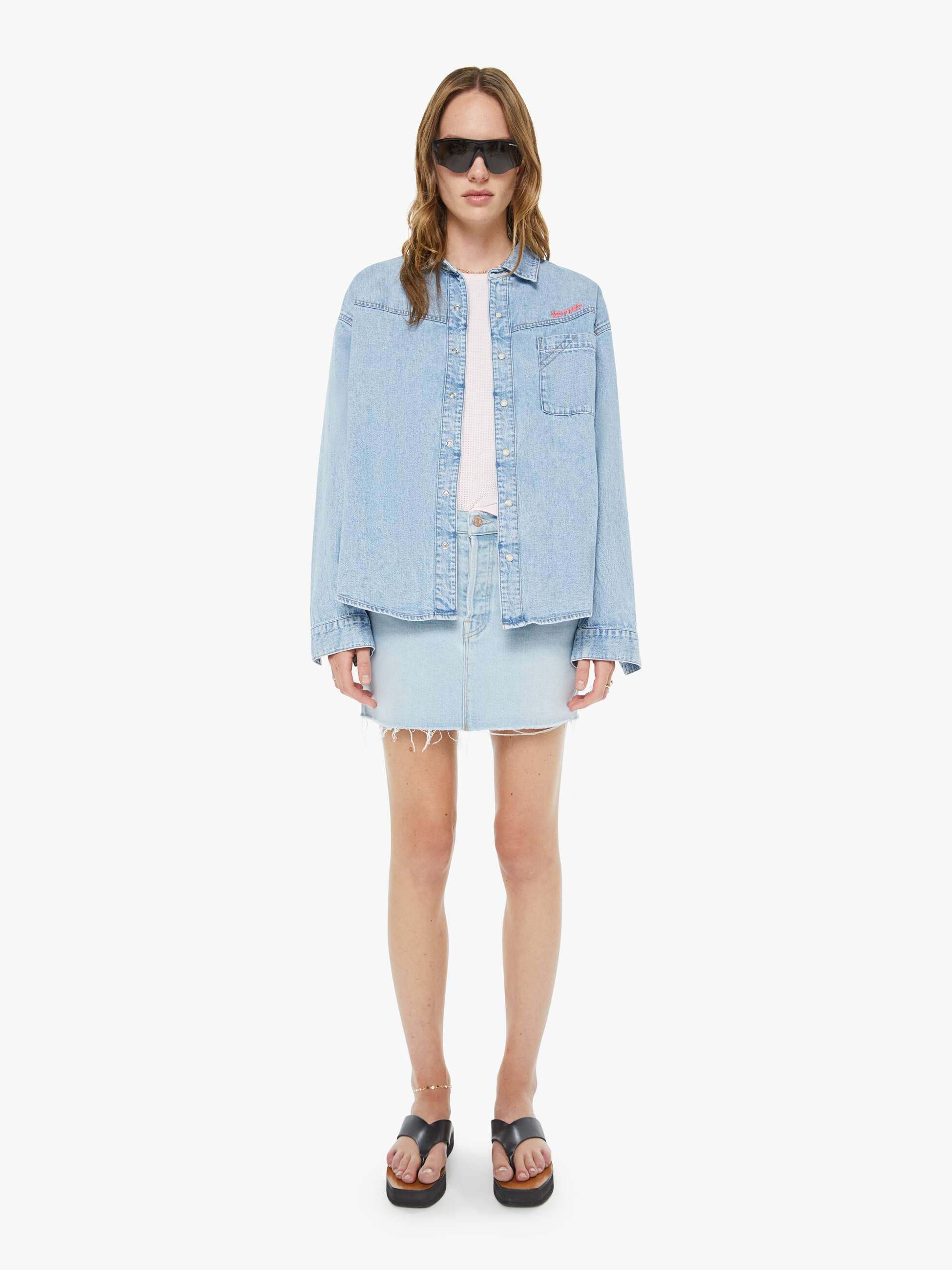 Women The Vagabond Mini Fray | Mother Denim Bring The Cooler