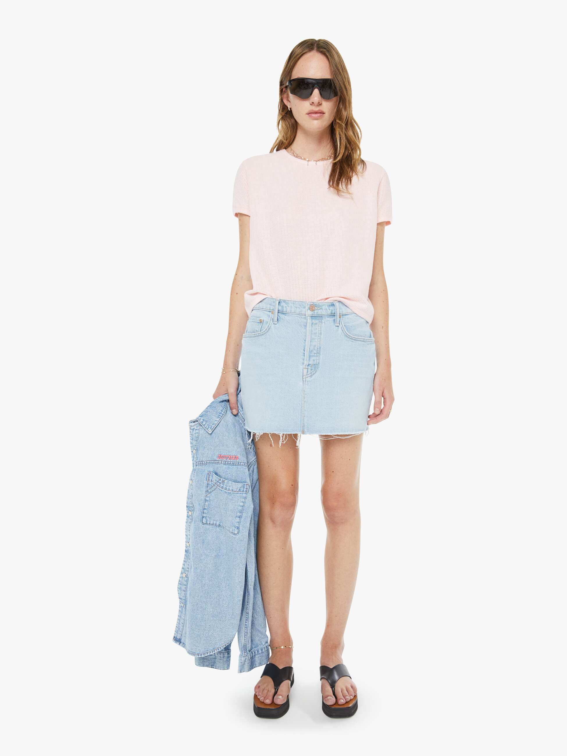 Women The Vagabond Mini Fray | Mother Denim Bring The Cooler