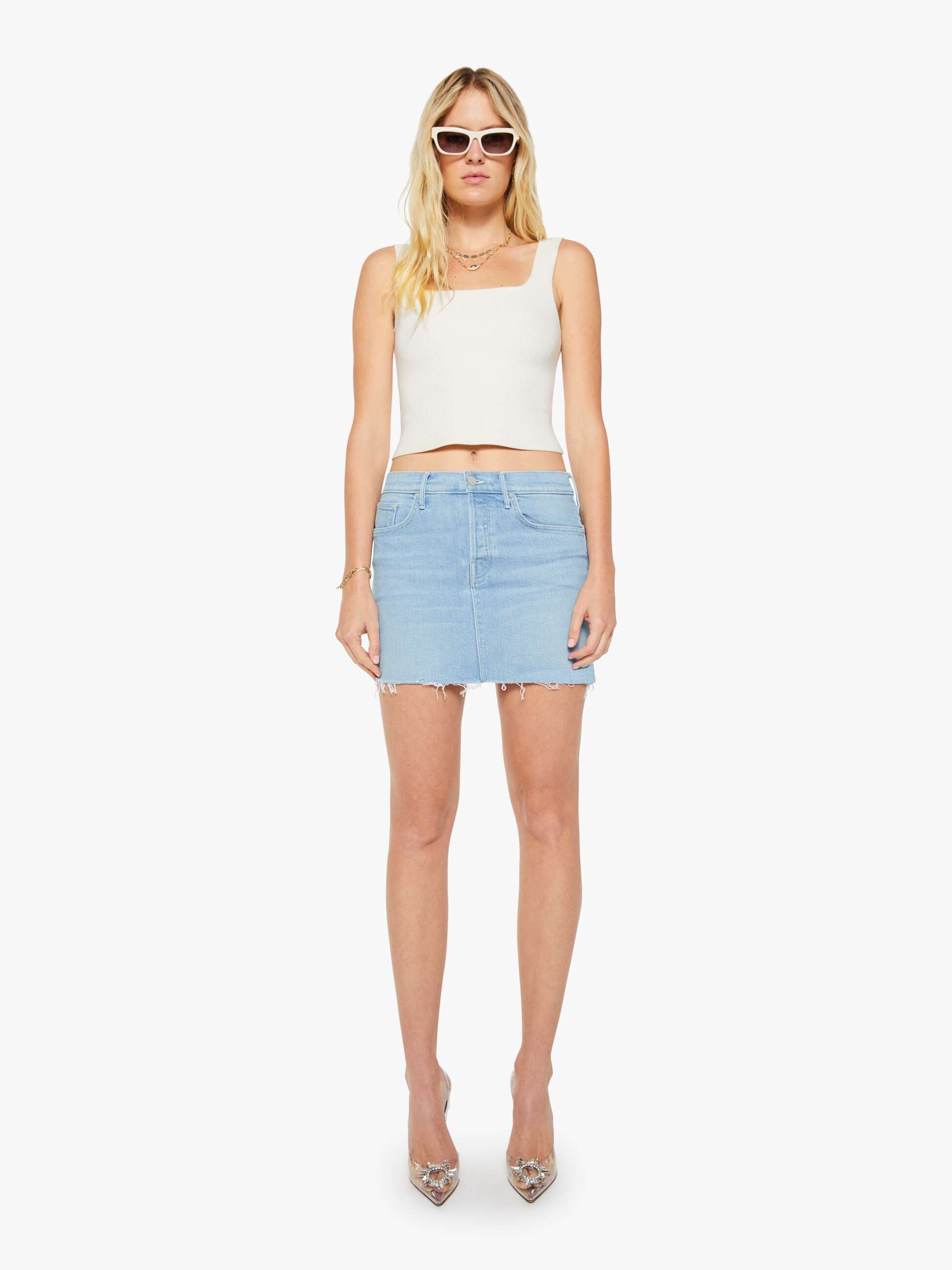 Women The Vagabond Mini | Mother Denim Sauced By Six