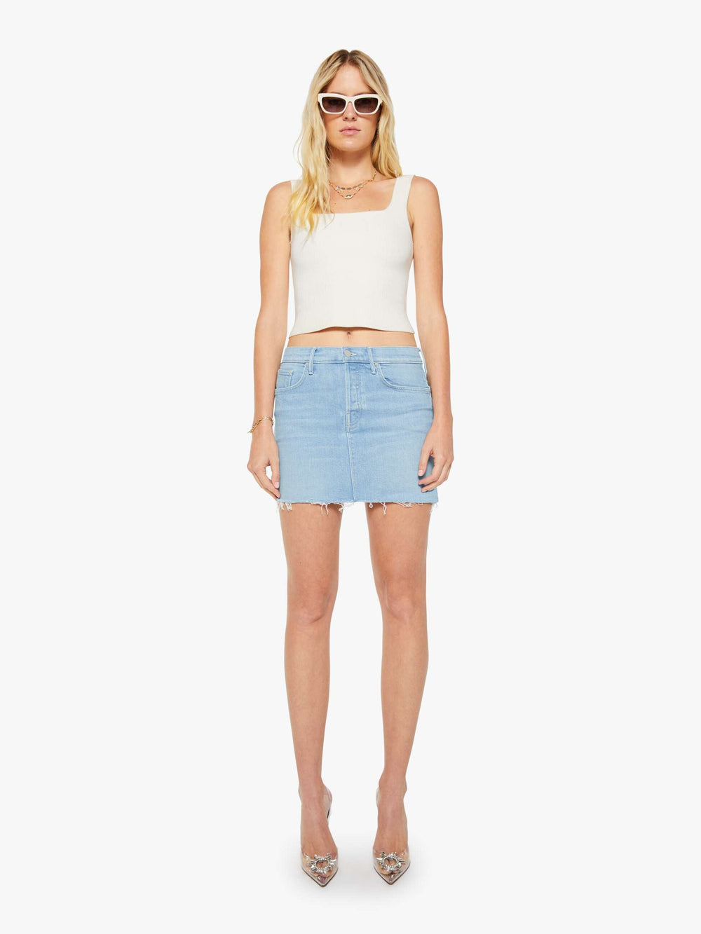 Women The Vagabond Mini | Mother Denim Sauced By Six