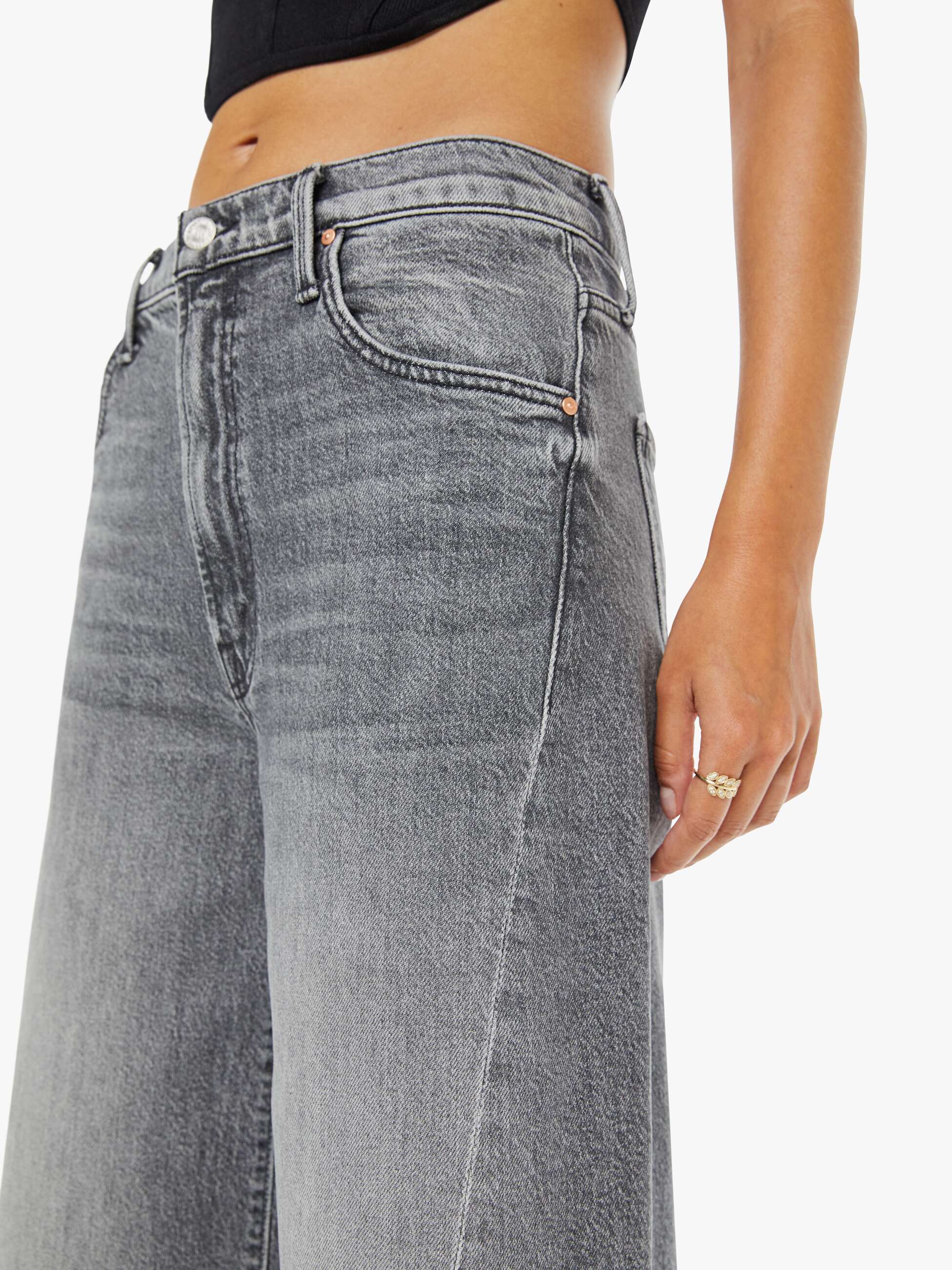 Women The Whole Lot Zip Twist Fray | Mother Denim Bait And Switch