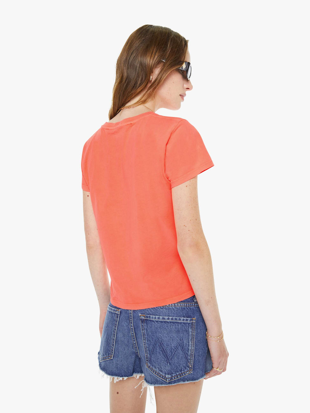 Women The Dodger Short Short Fray | Mother Denim Green Thumb