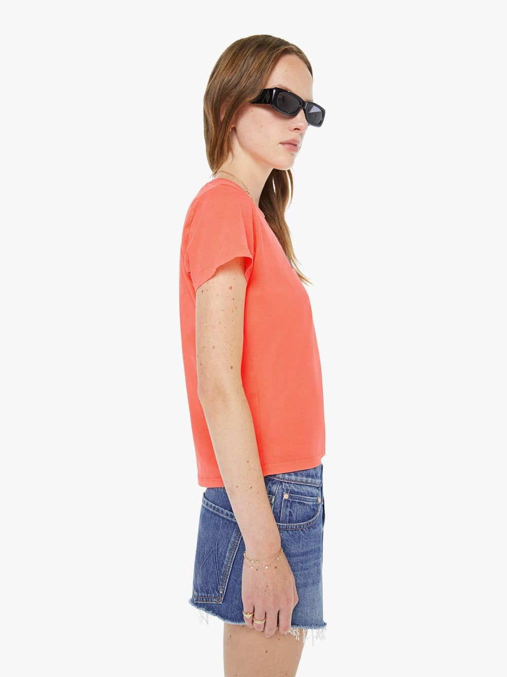 Women The Dodger Short Short Fray | Mother Denim Green Thumb