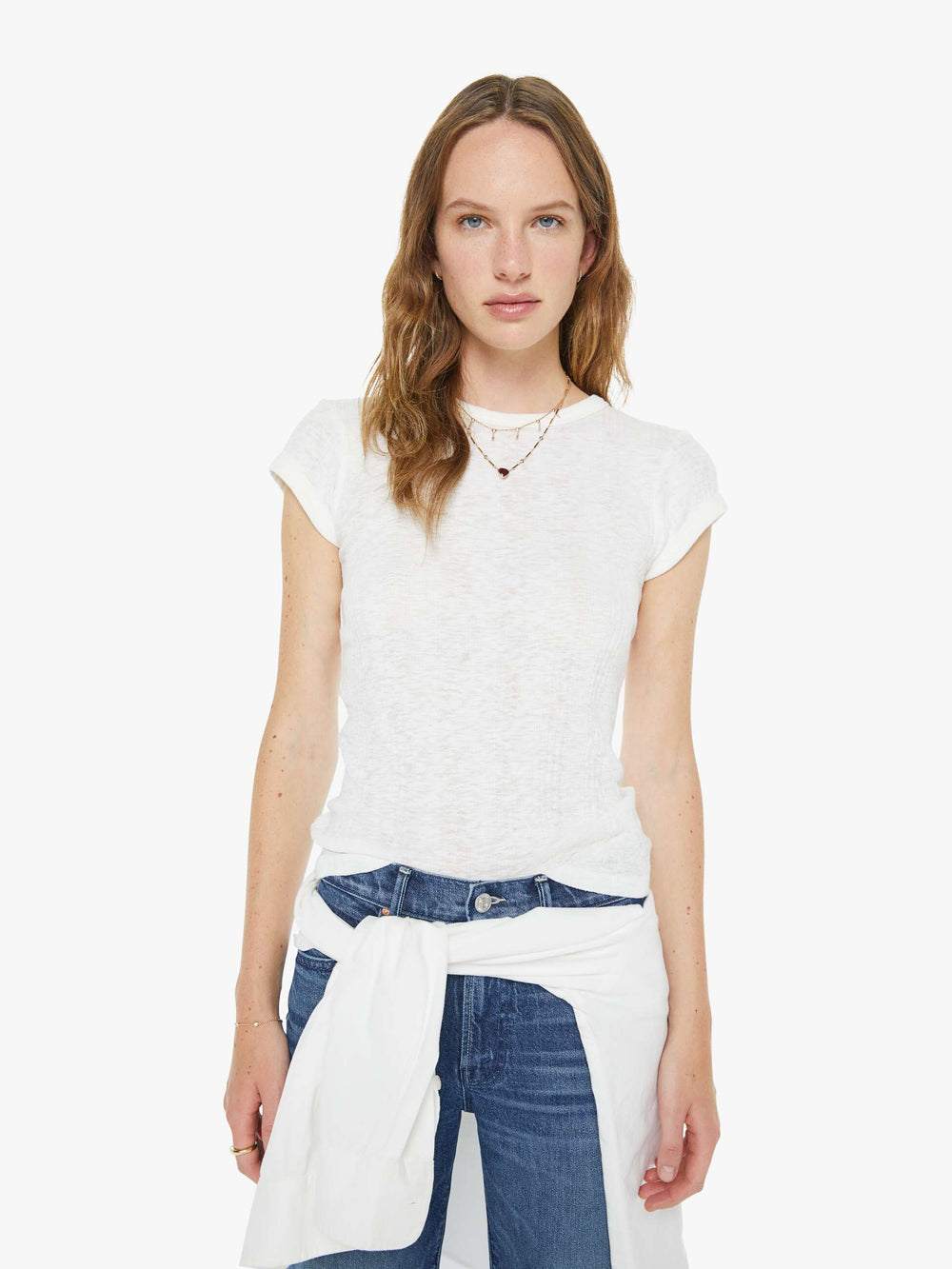 Women The Detour Short | Mother Denim Creme De Menthe