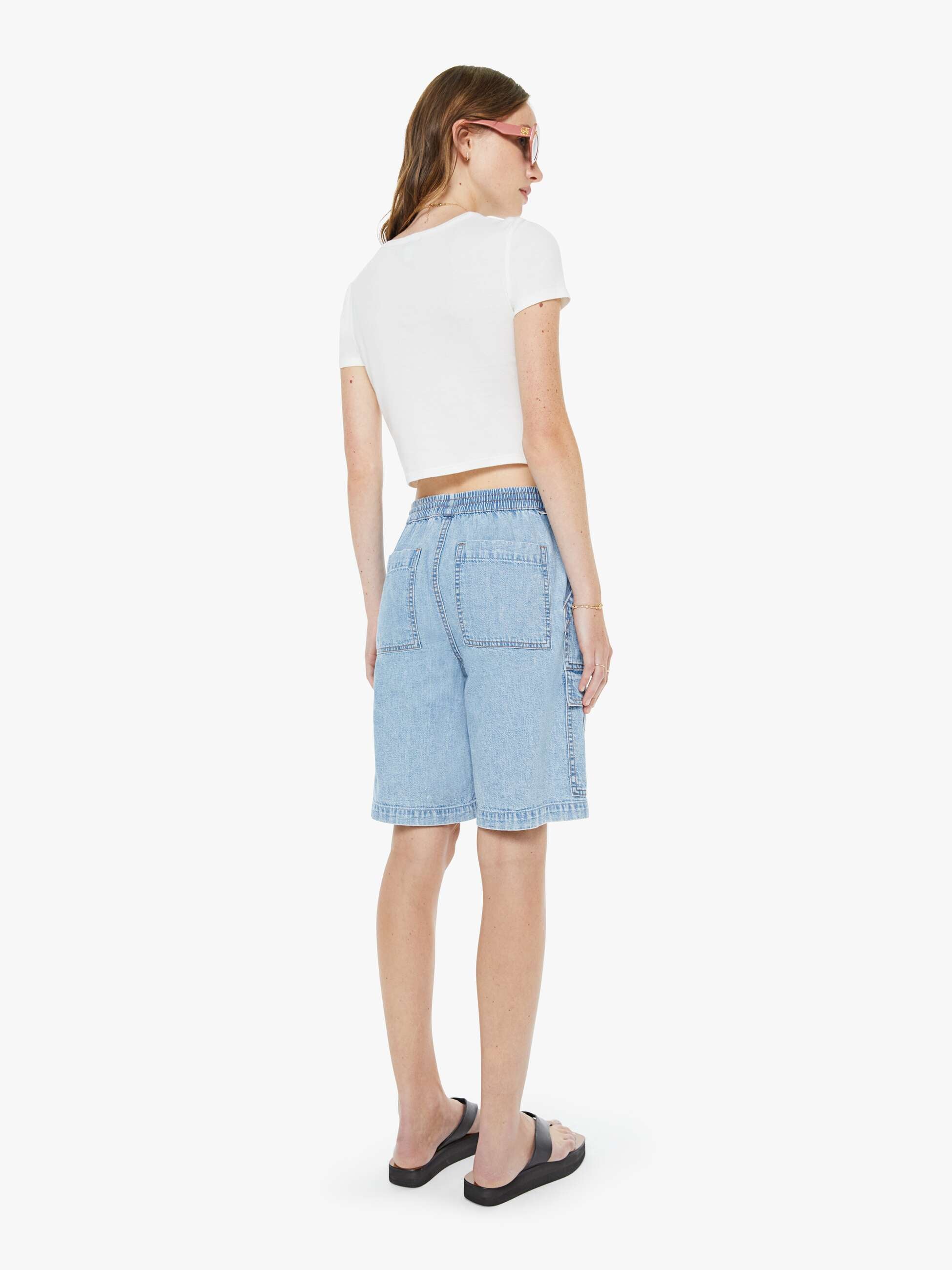Women The Deep Dive Short | Mother Denim Wake And Lake