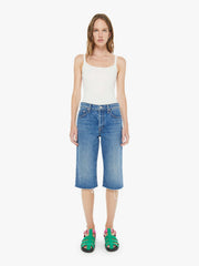 Women The Kick It Half N' Half Fray | Mother Denim Green Thumb