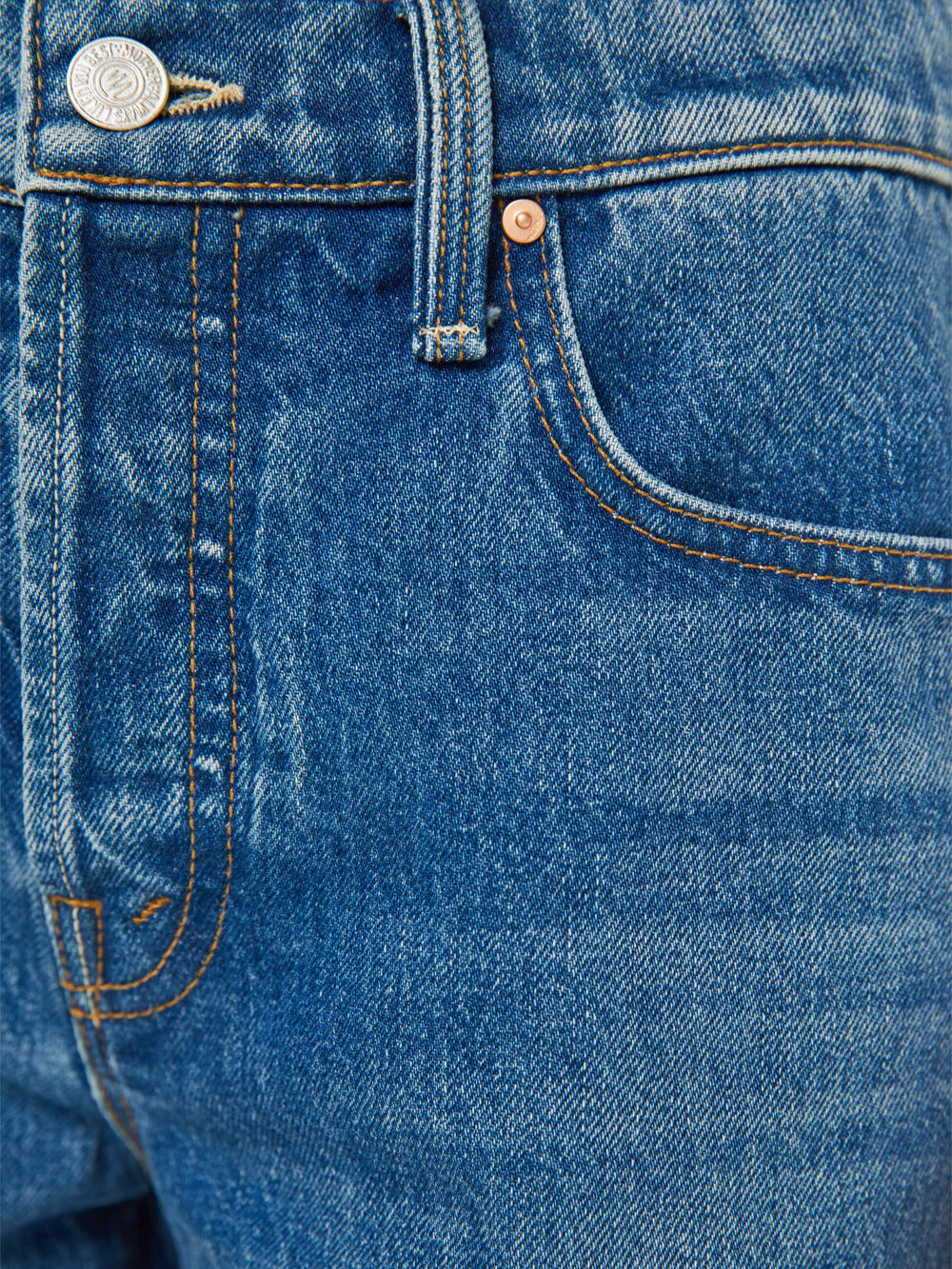 Women The Kick It Half N' Half Fray | Mother Denim Green Thumb