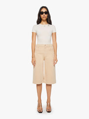 Women The Whole Lot Twist Zip | Mother Denim Almond Buff