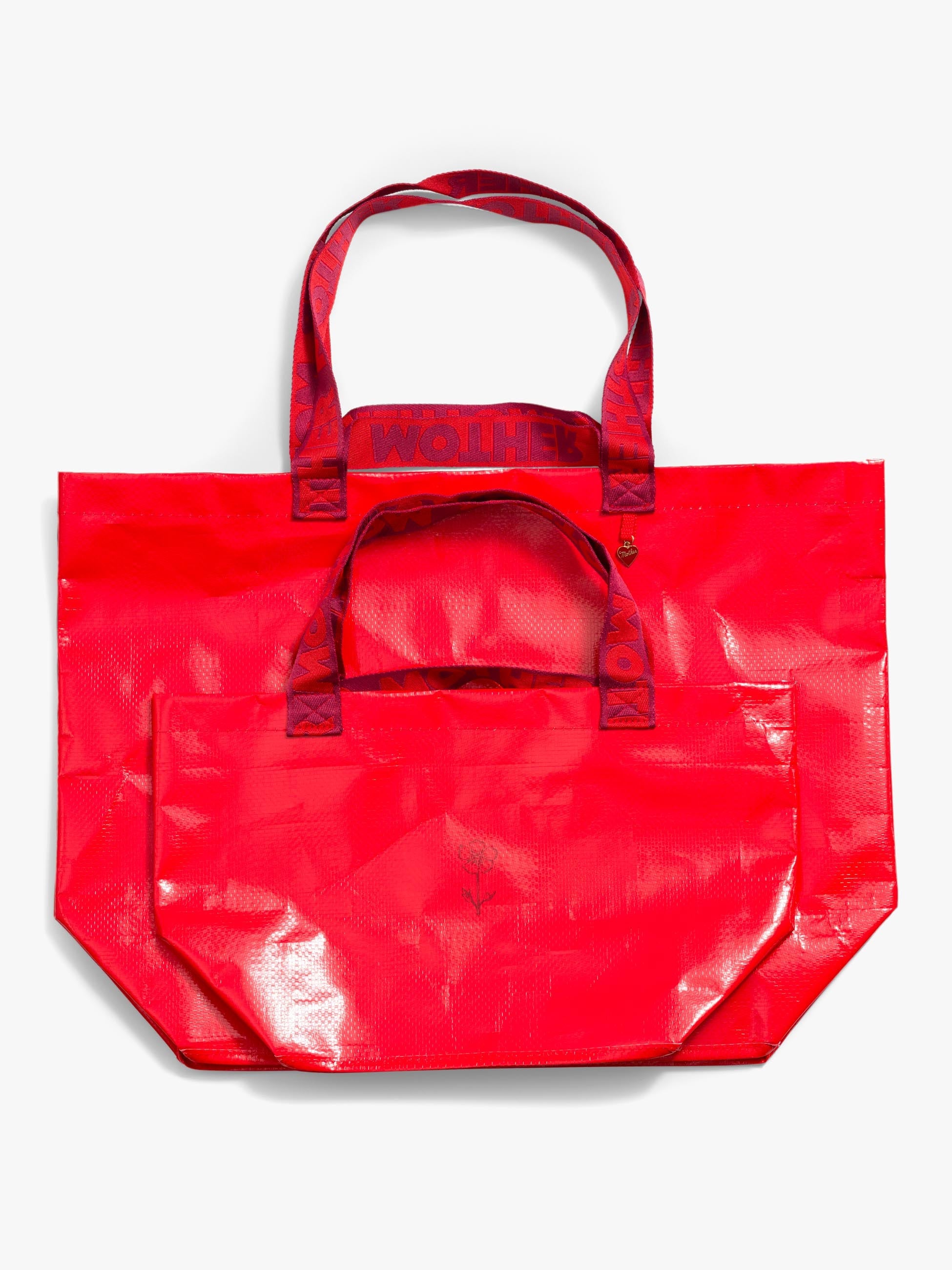 Women The Shopping Bag Duo | Mother Denim CRIMSON RED