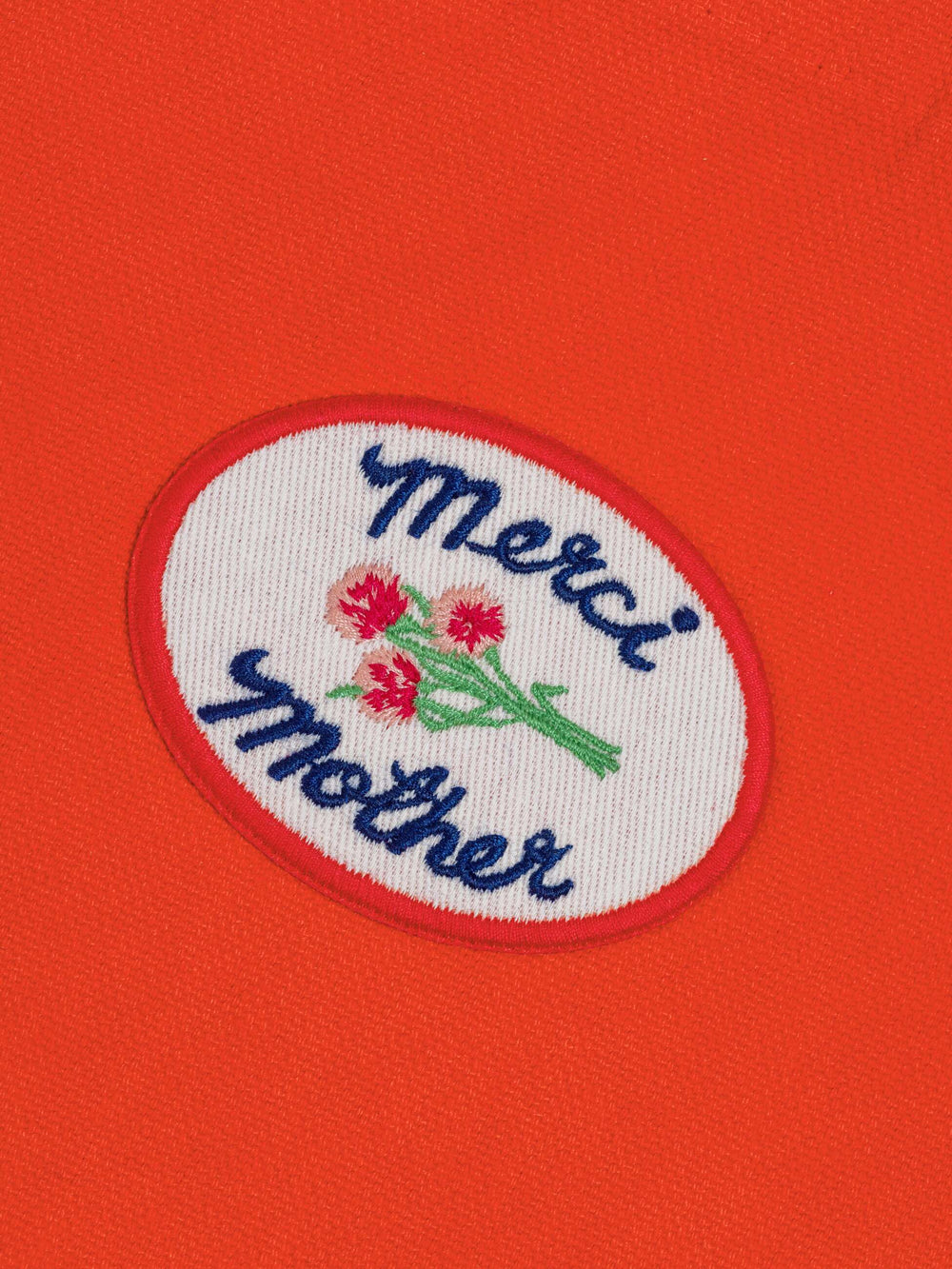 Women Merci x MOTHER Merci Tote | Mother Denim Red And Ecru