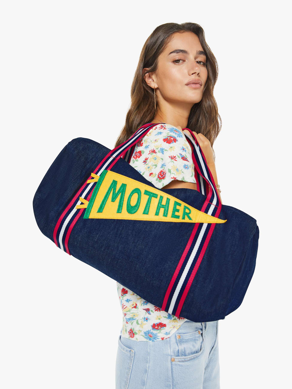 Women The Sporty Duffle | Mother Denim Dirty Laundry